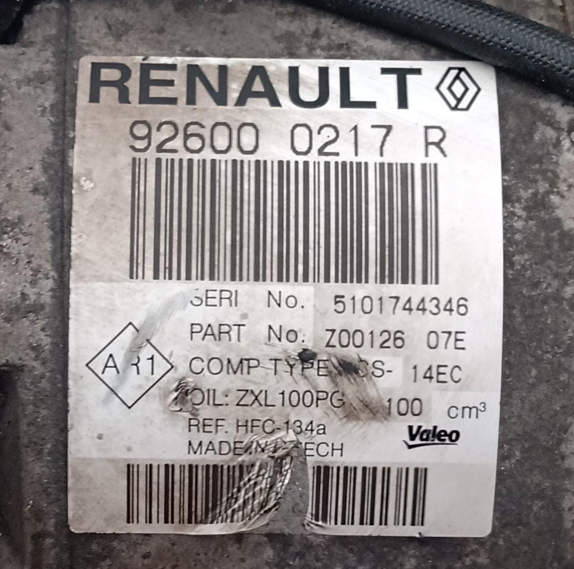 Compressore aria condizionata