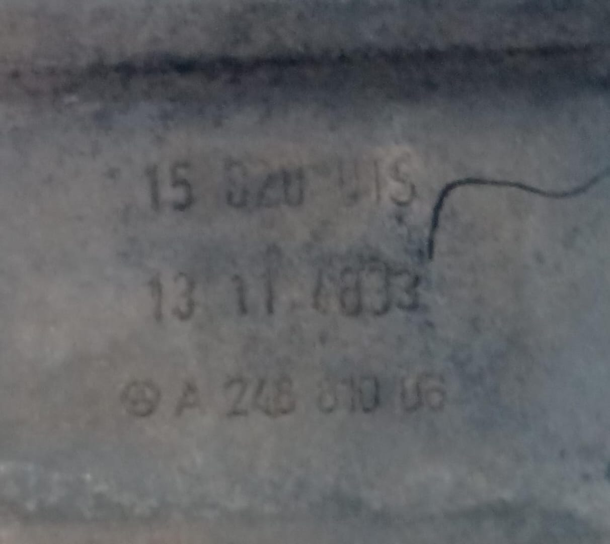 Traversa paraurti posteriore