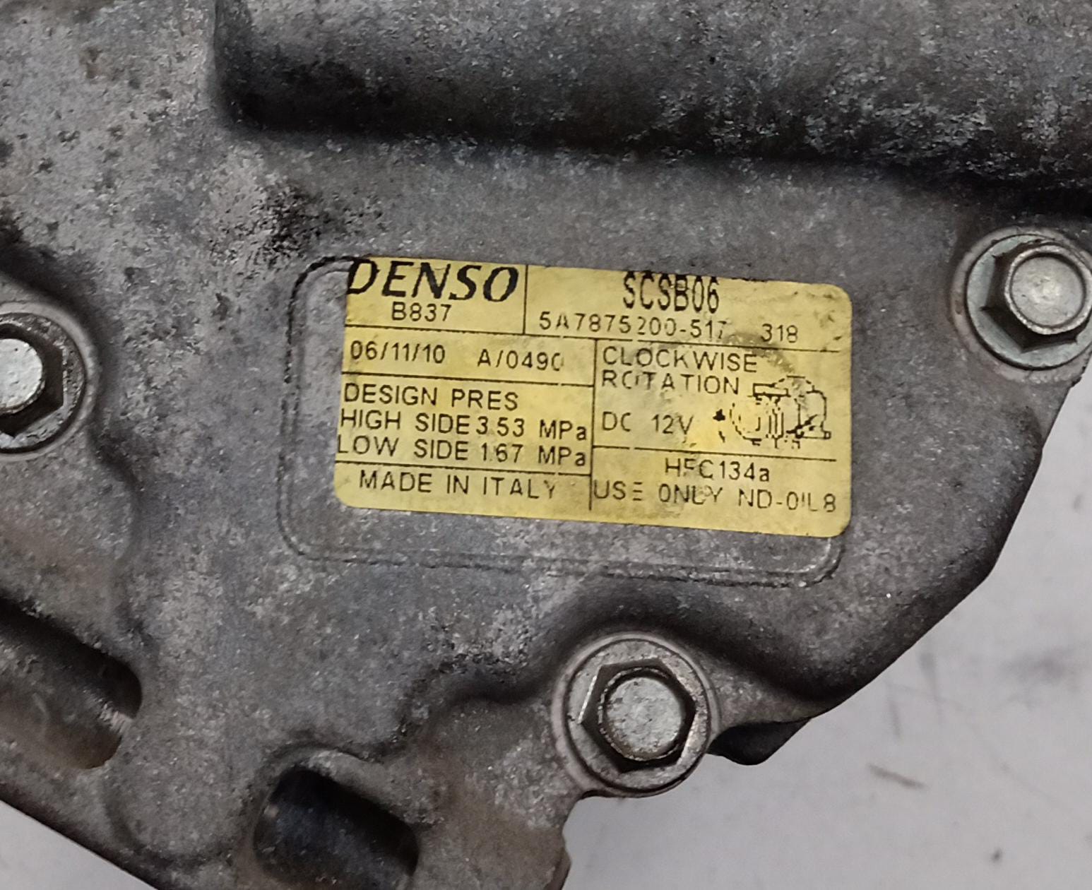 Compressore aria condizionata