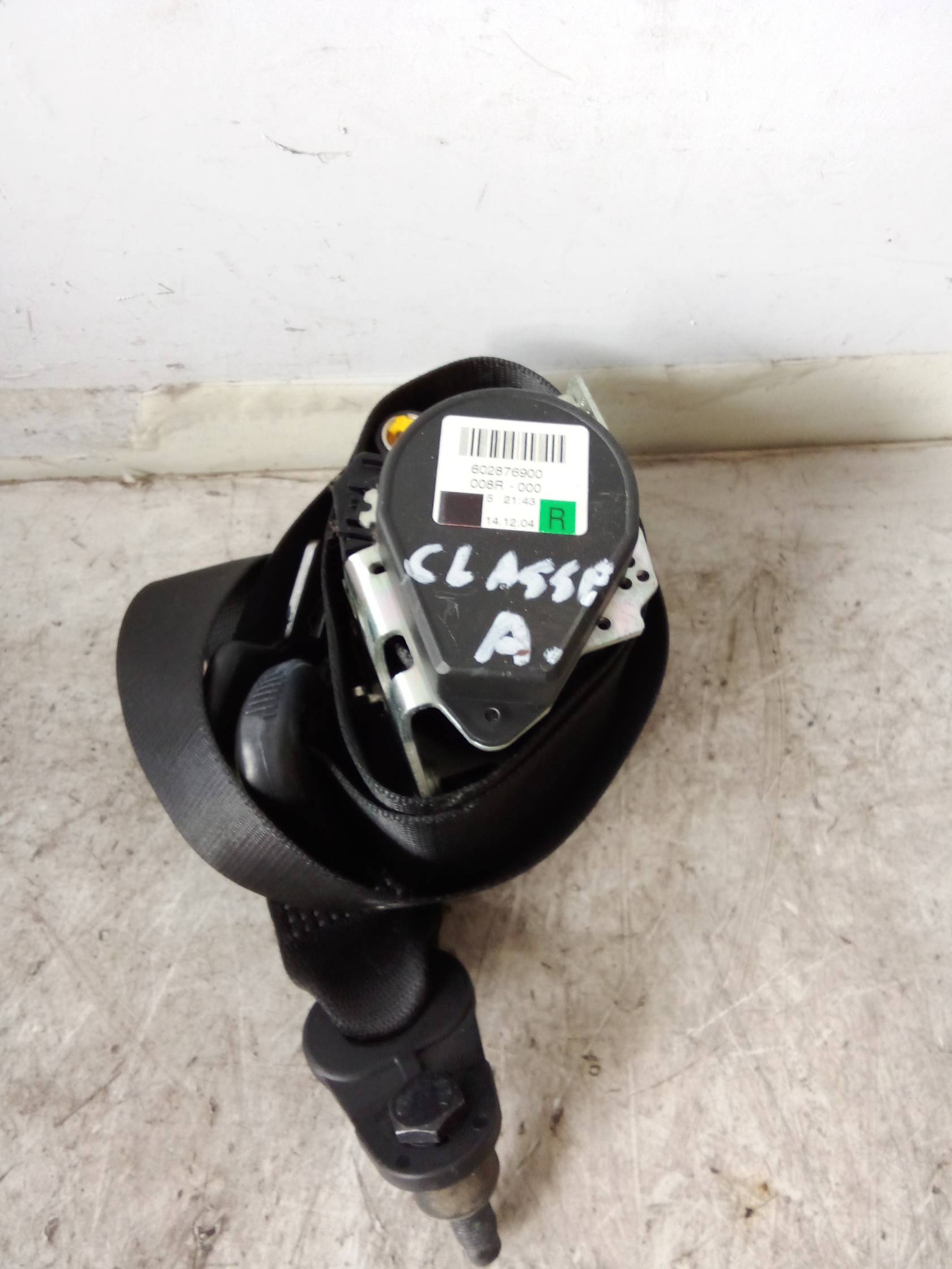 Cintura di sicurezza ant. dx.