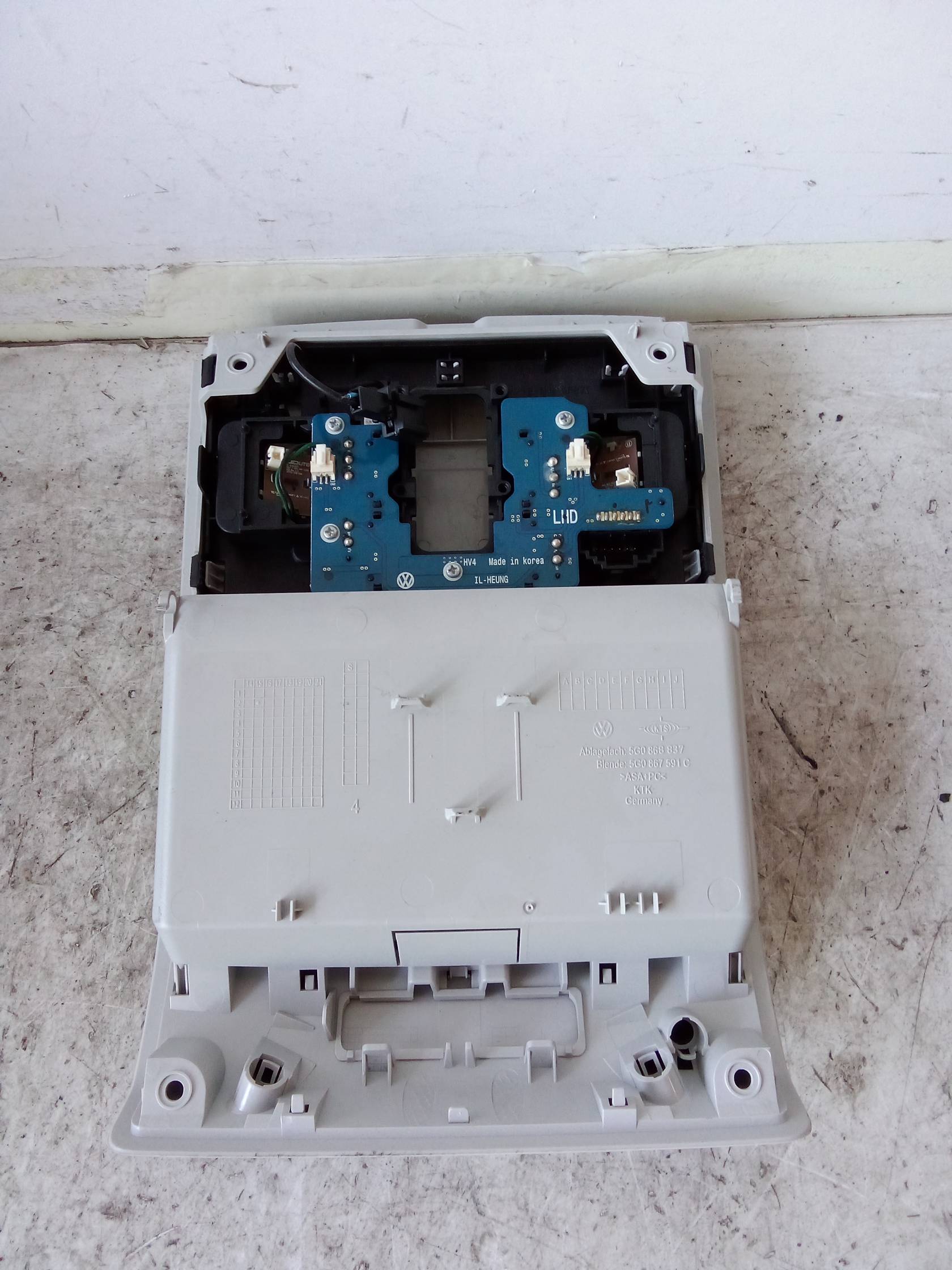 Luce cortesia ant. tetto