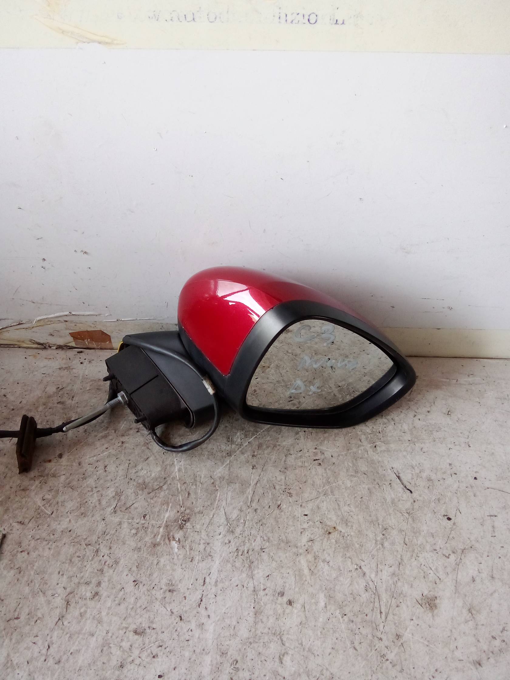 Retrovisore est. regolaz. elettr. dx.