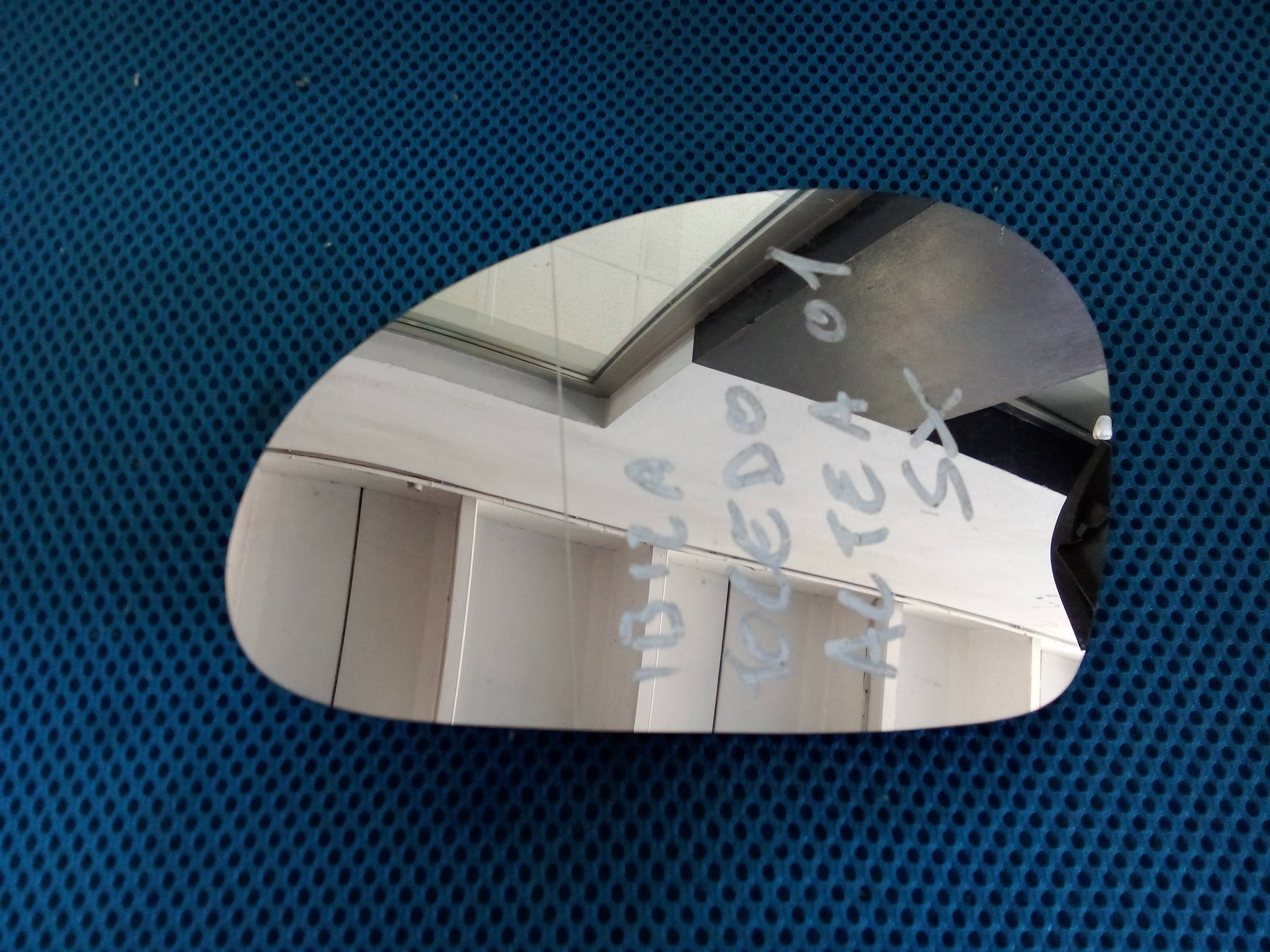 Cristallo retrovisore est. sx.