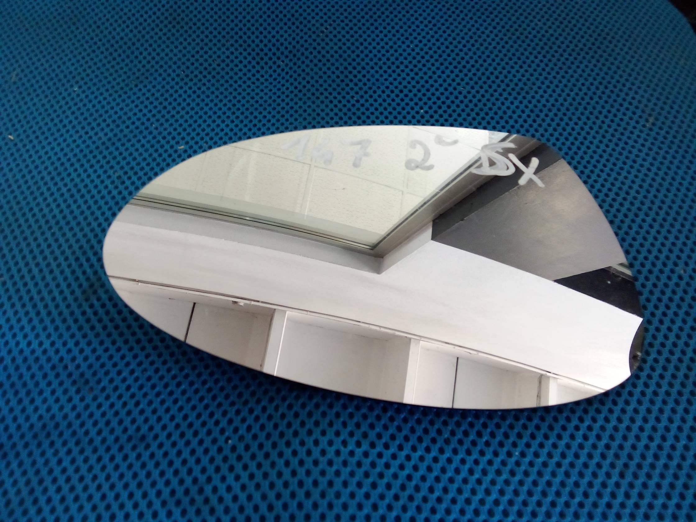 Cristallo retrovisore est. sx.