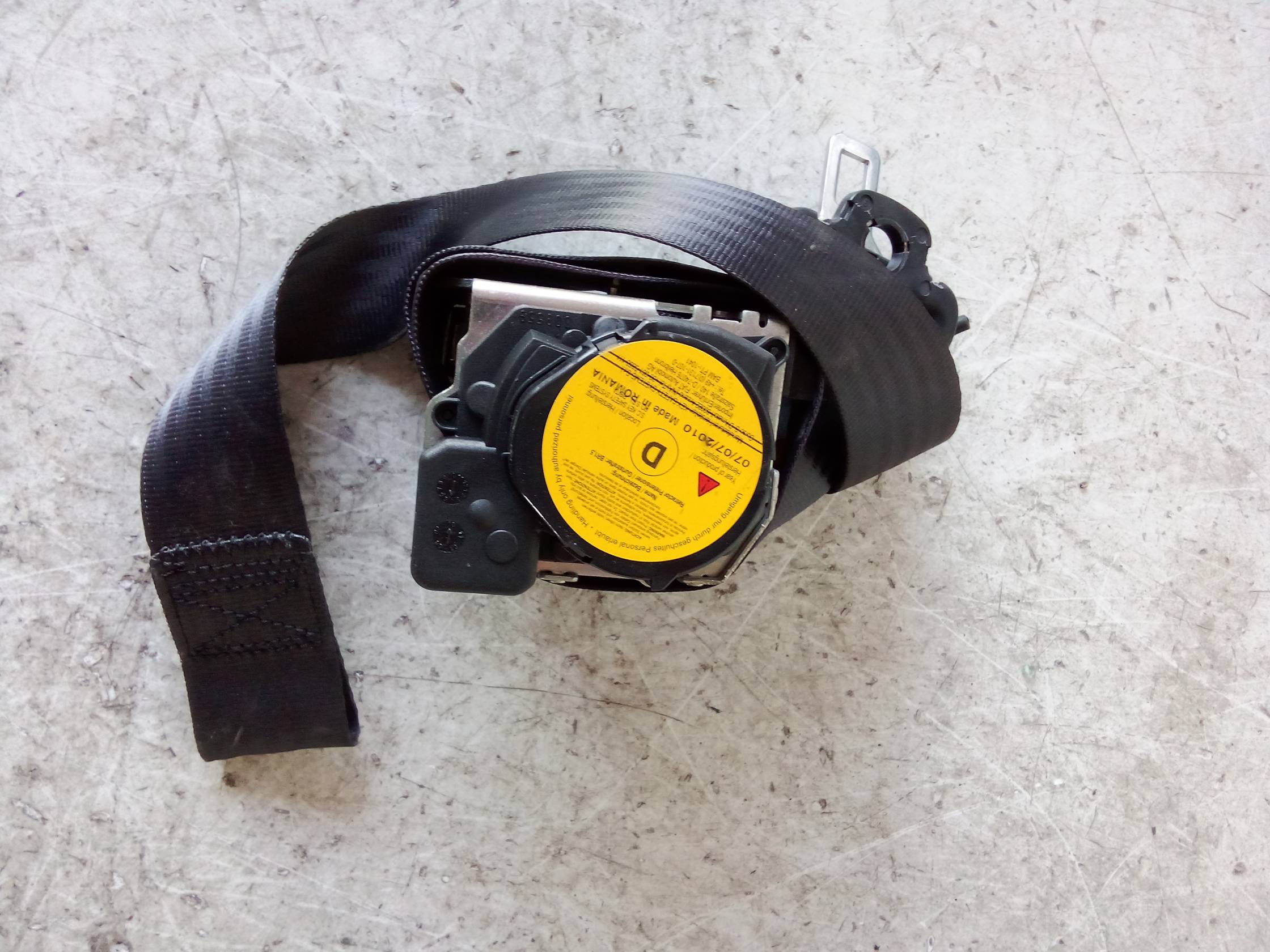 Cintura di sicurezza ant. dx.