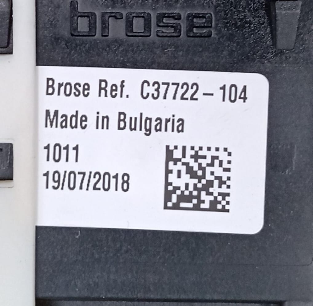 Alzacristallo elettr. porta ant. sx.