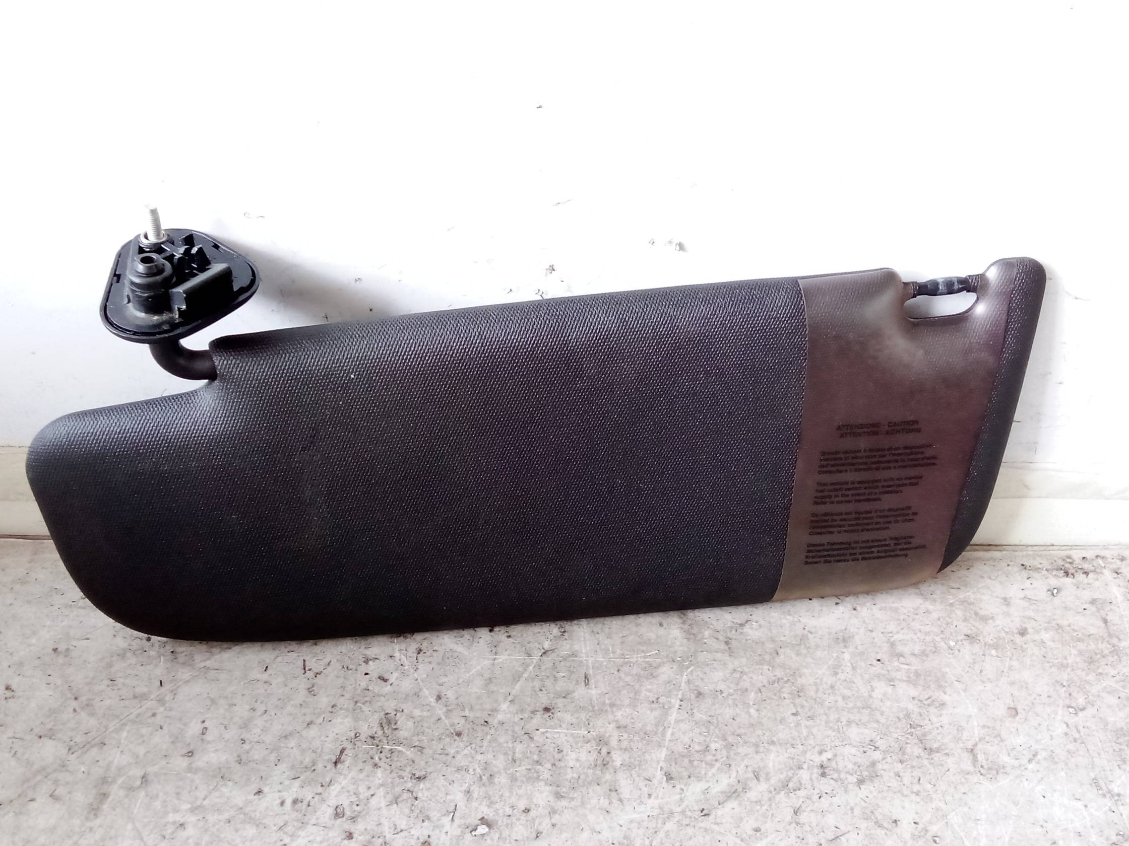 Aletta parasole parabrezza sx.