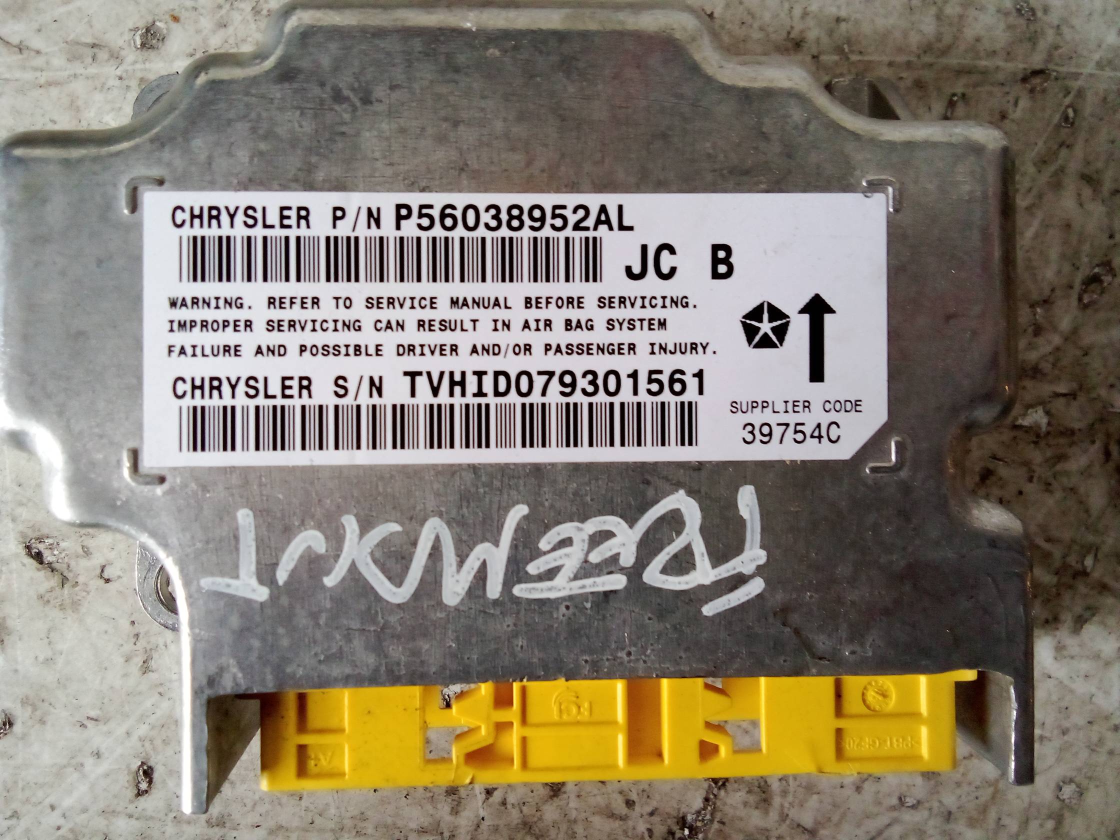 Centralina comando airbag