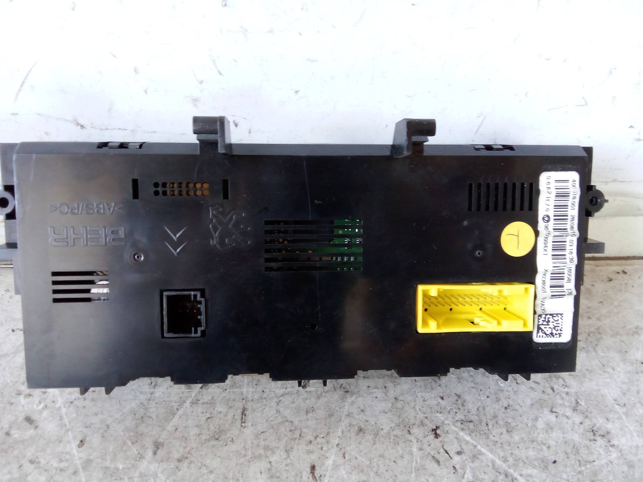 Blocco comando climatizzazione