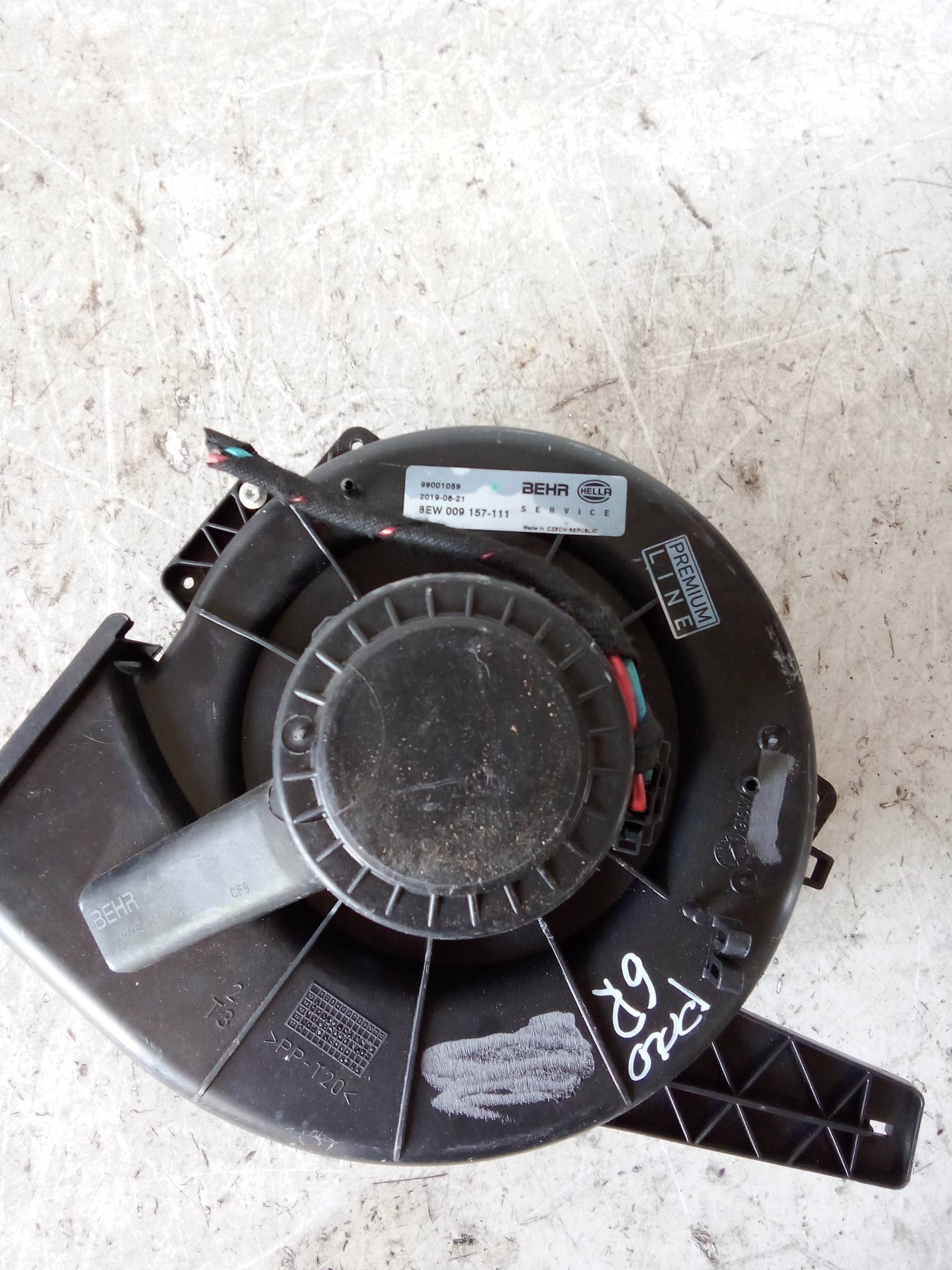 Motorino ventilazione abitacolo