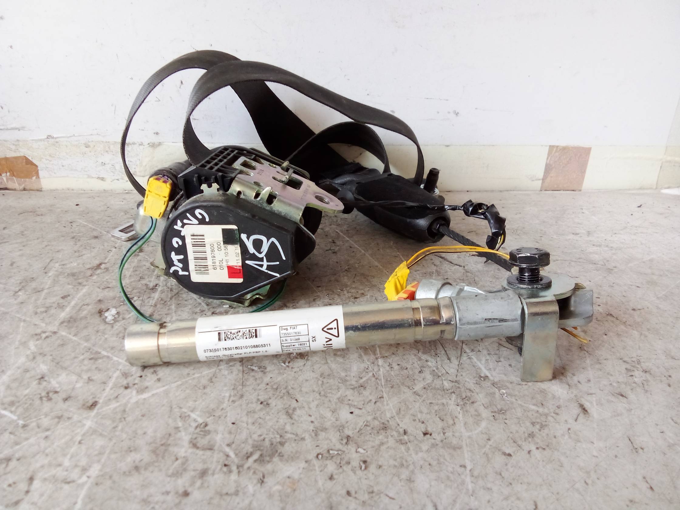 Cintura di sicurezza ant. sx.