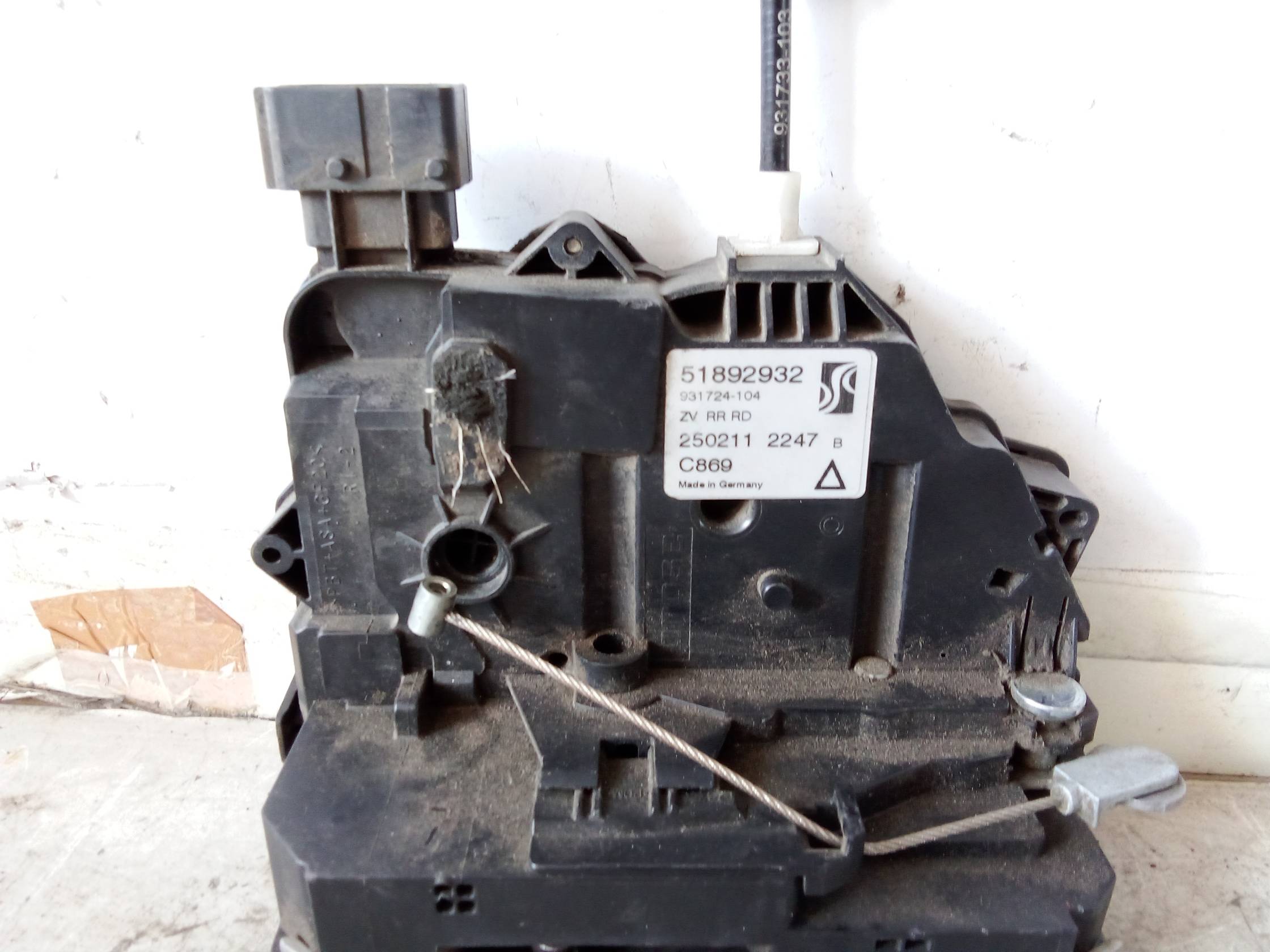 Serratura porta post. dx.