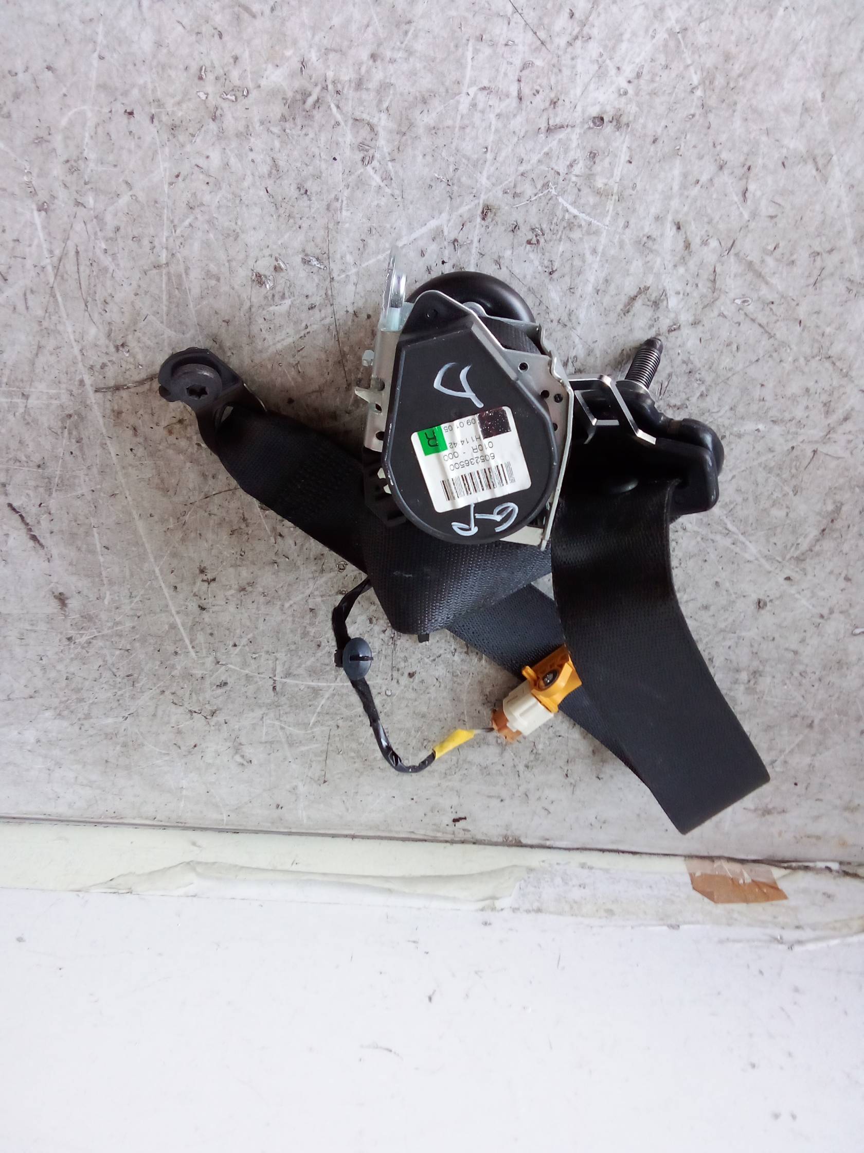 Cintura di sicurezza ant. dx.