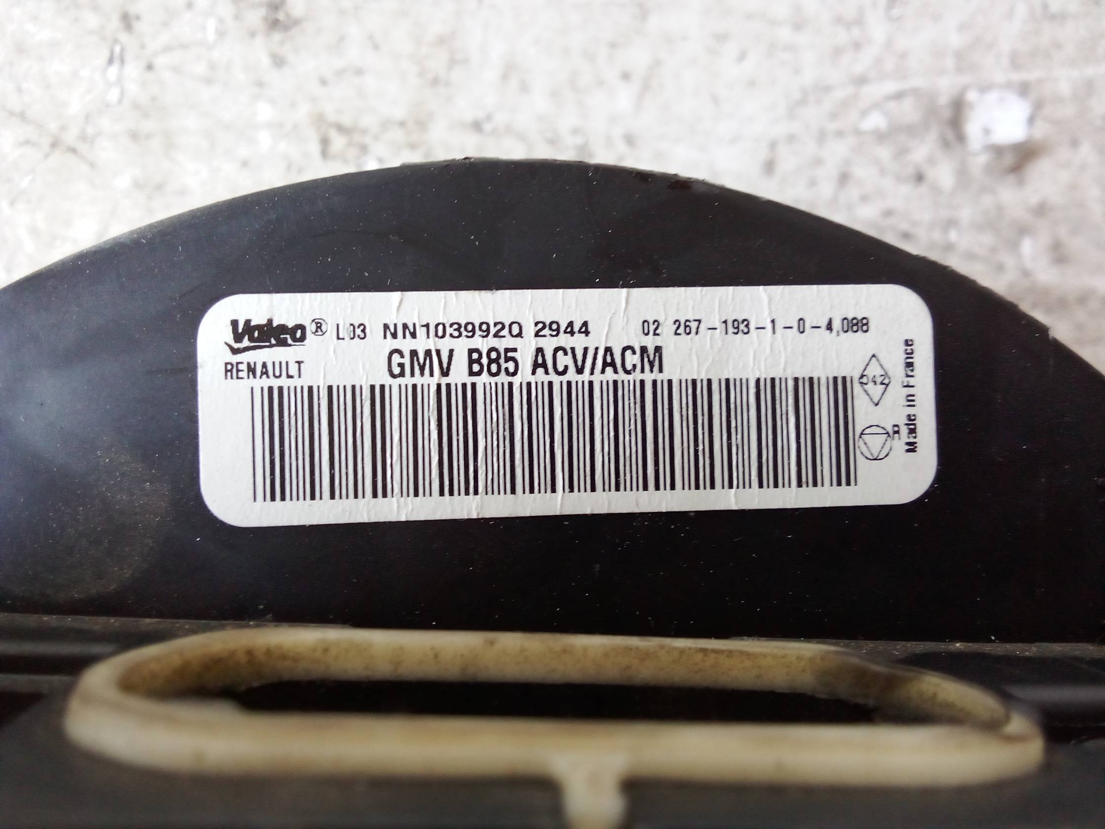 Motorino ventilazione abitacolo