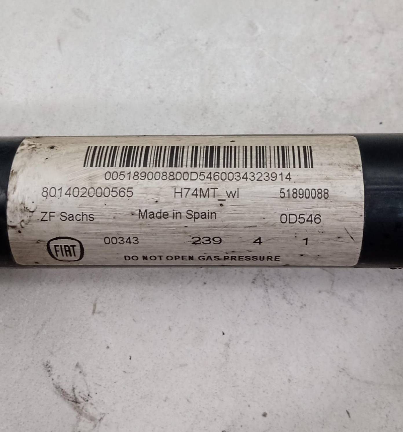 Ammortizzatore post. dx.