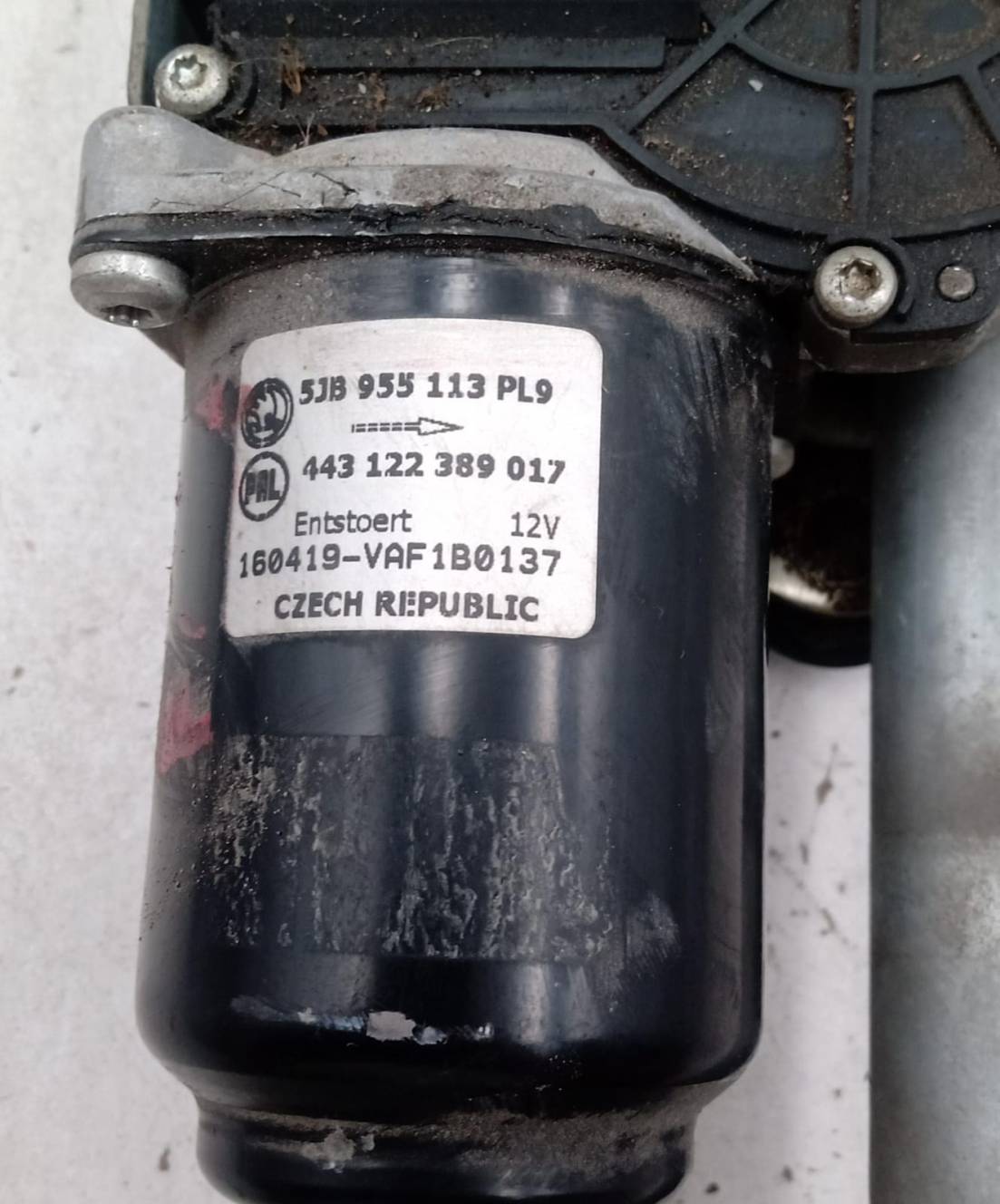 Motorino tergicristalli