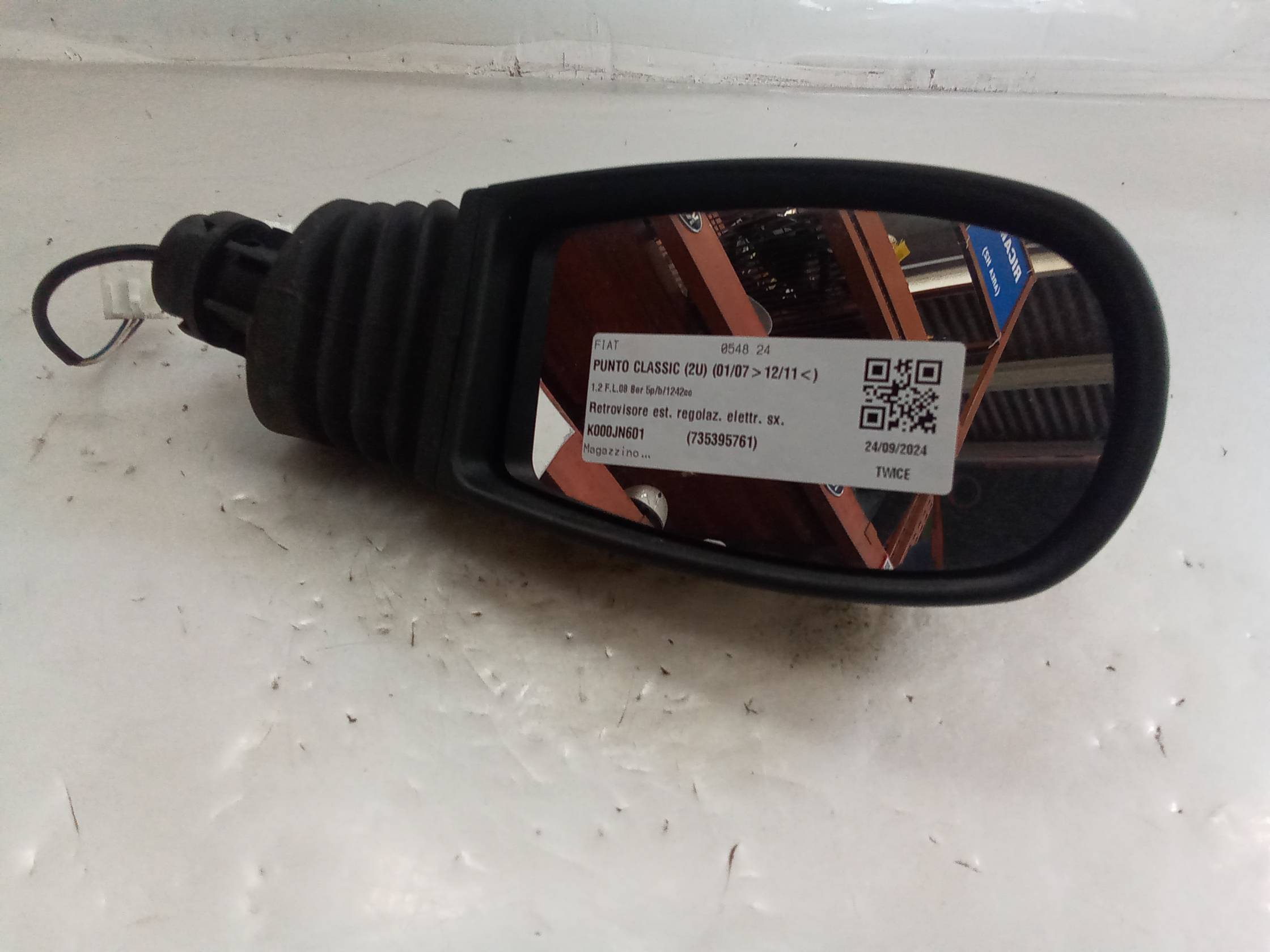 Retrovisore est. regolaz. elettr. sx.