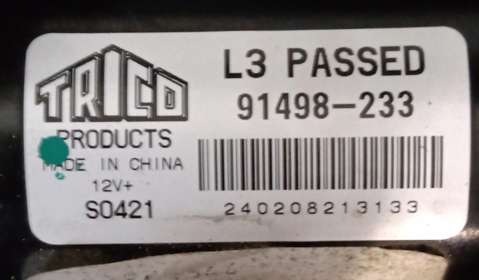 motorino tergicristalli