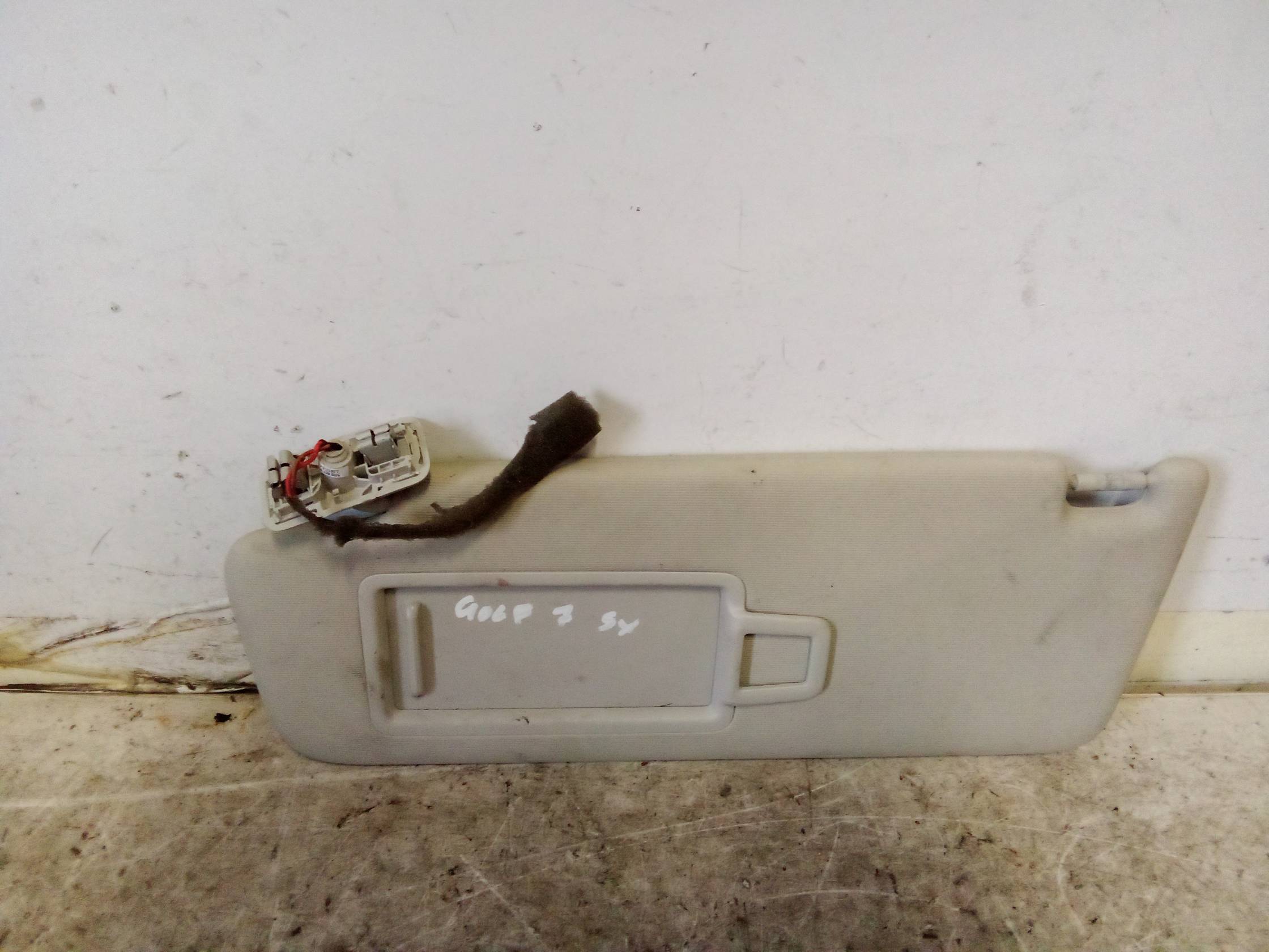 Aletta parasole parabrezza sx.