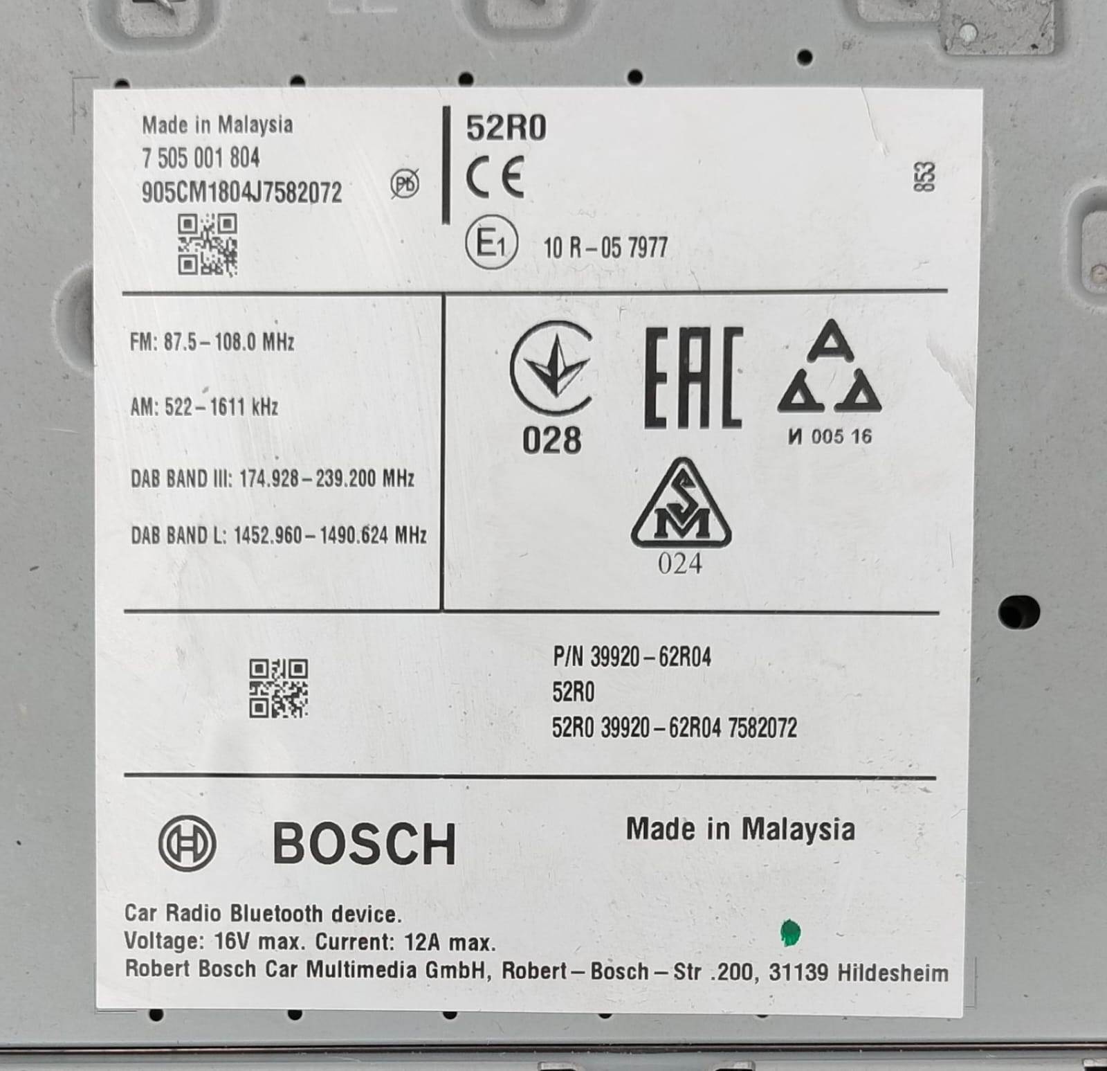 Display multifunzione