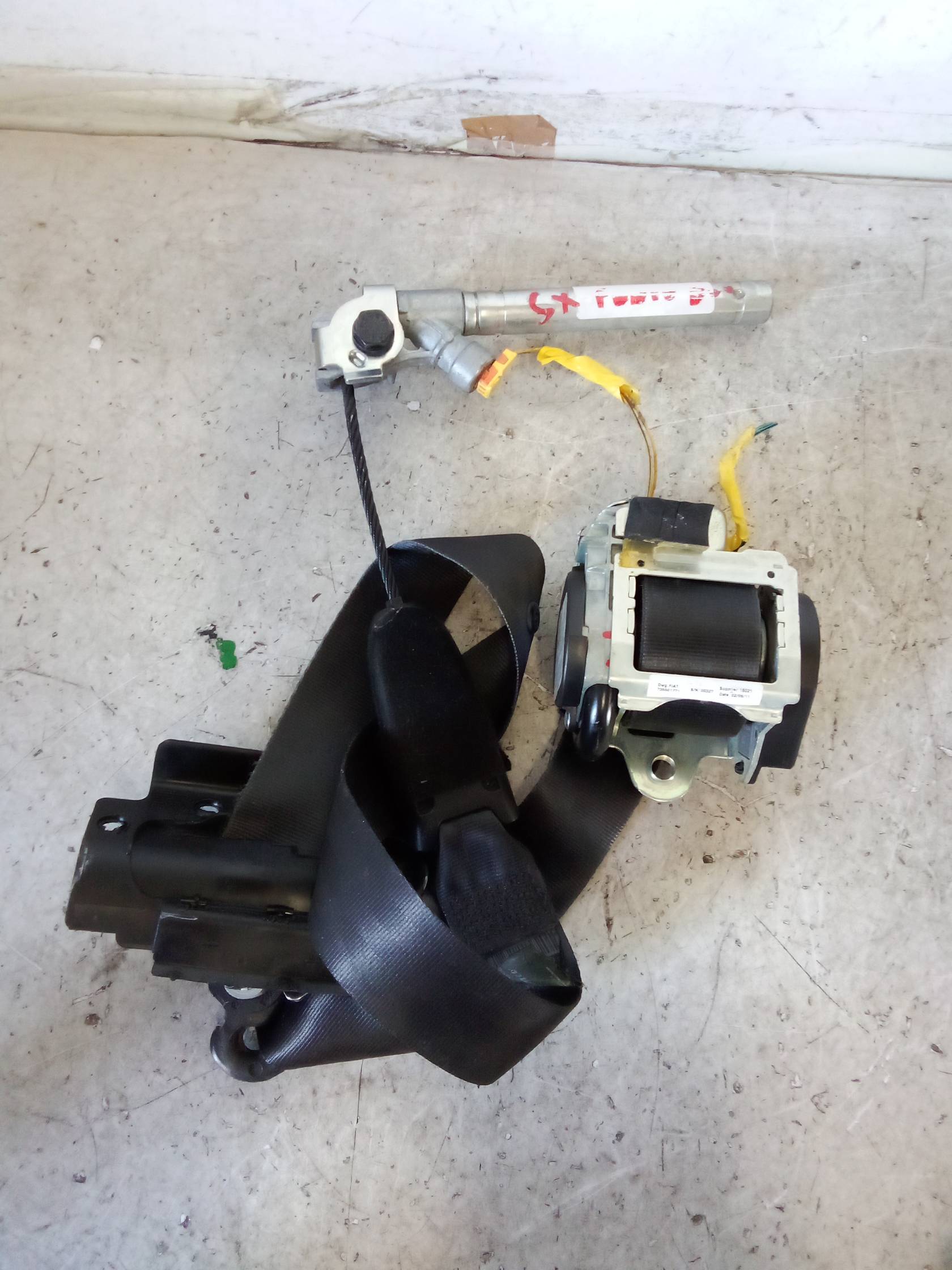 Cintura di sicurezza ant. sx.