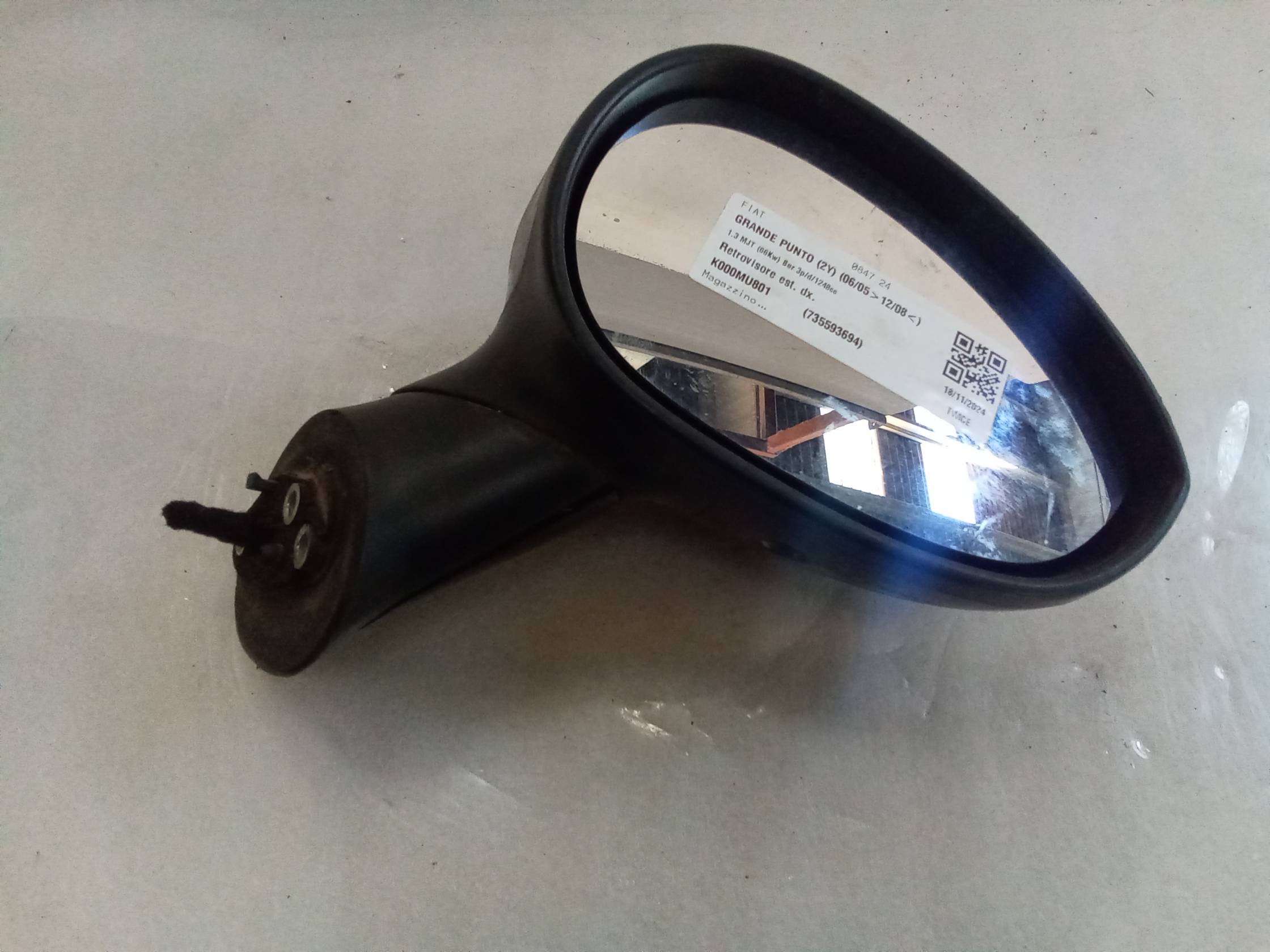 Retrovisore est. dx.