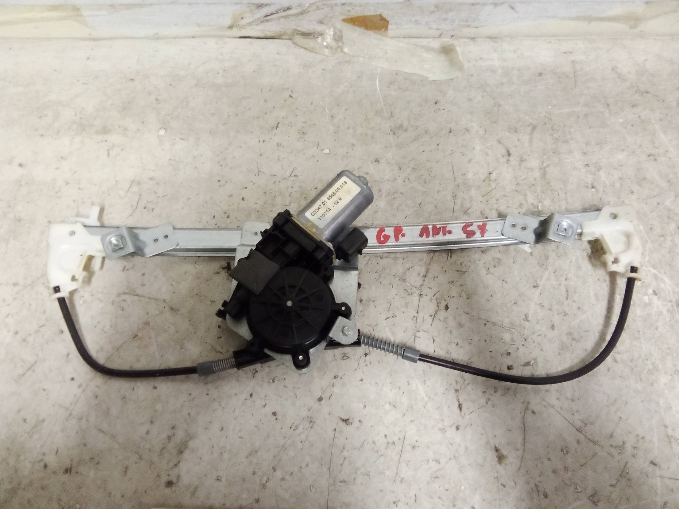 Alzacristallo elettr. porta ant. sx.