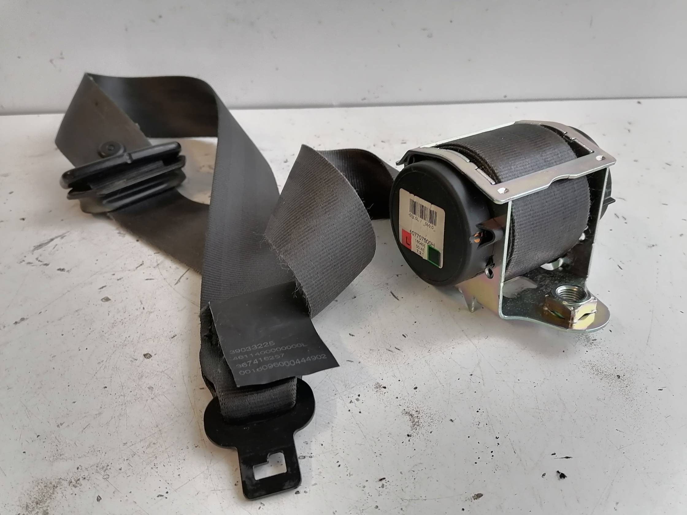 Cintura di sicurezza ant. sx.