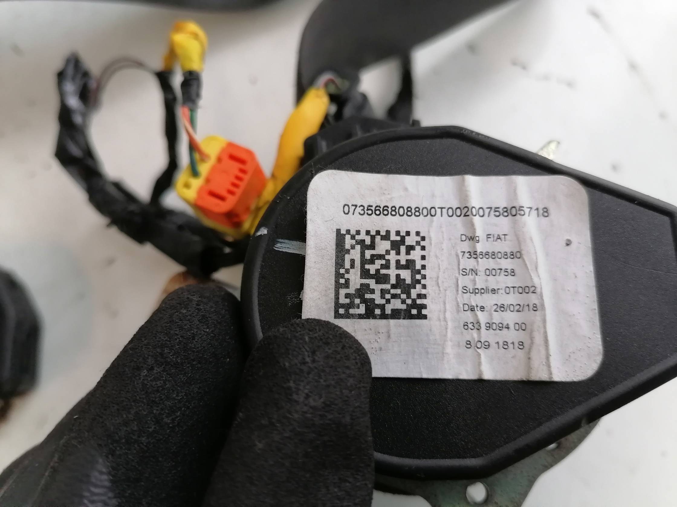 Cintura di sicurezza ant. sx.