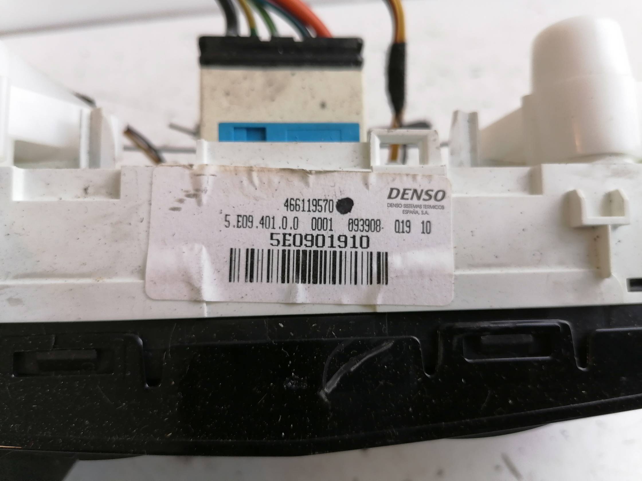 Blocco comando climatizzazione