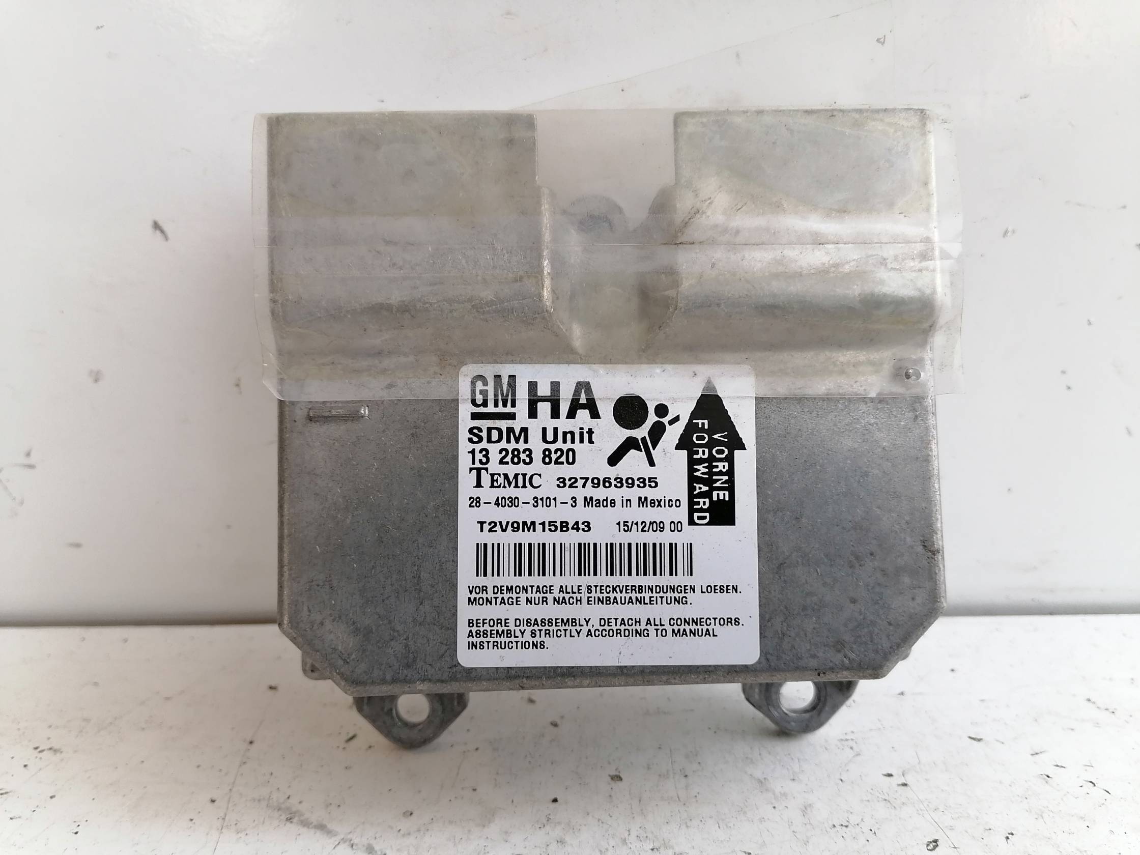 Centralina comando airbag