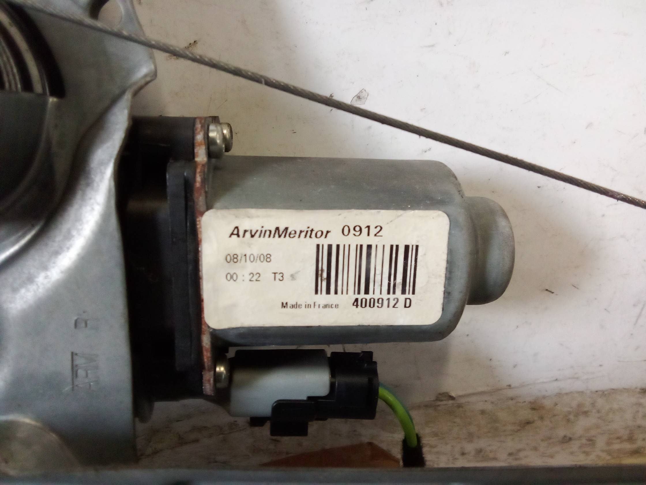 Alzacristallo elettr. porta ant. dx.