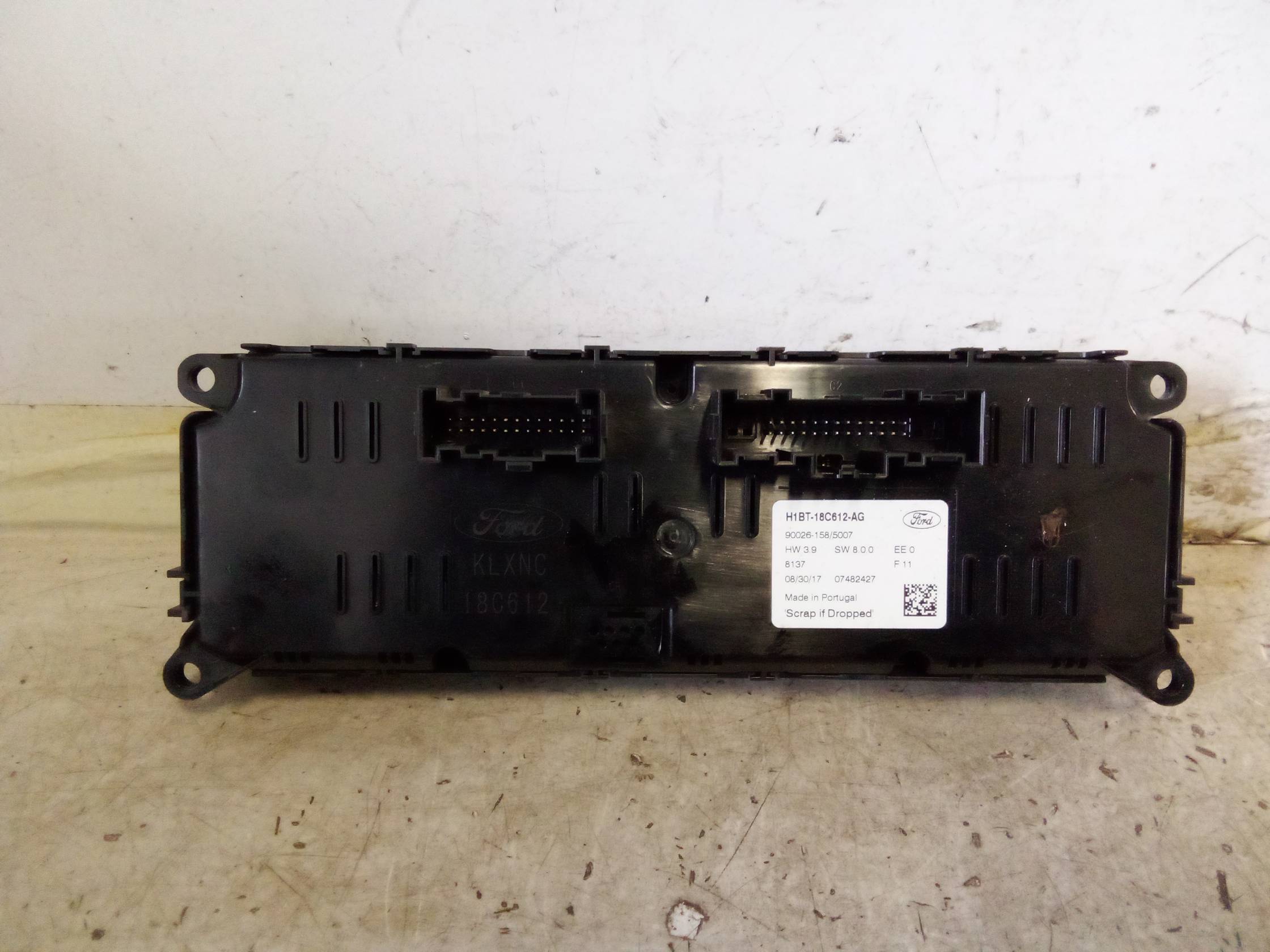 Blocco comando climatizzazione Blocco comando climatizzazione