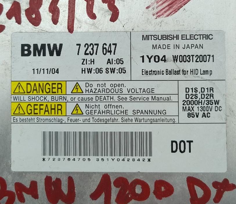 Centralina proiettore xenon destro