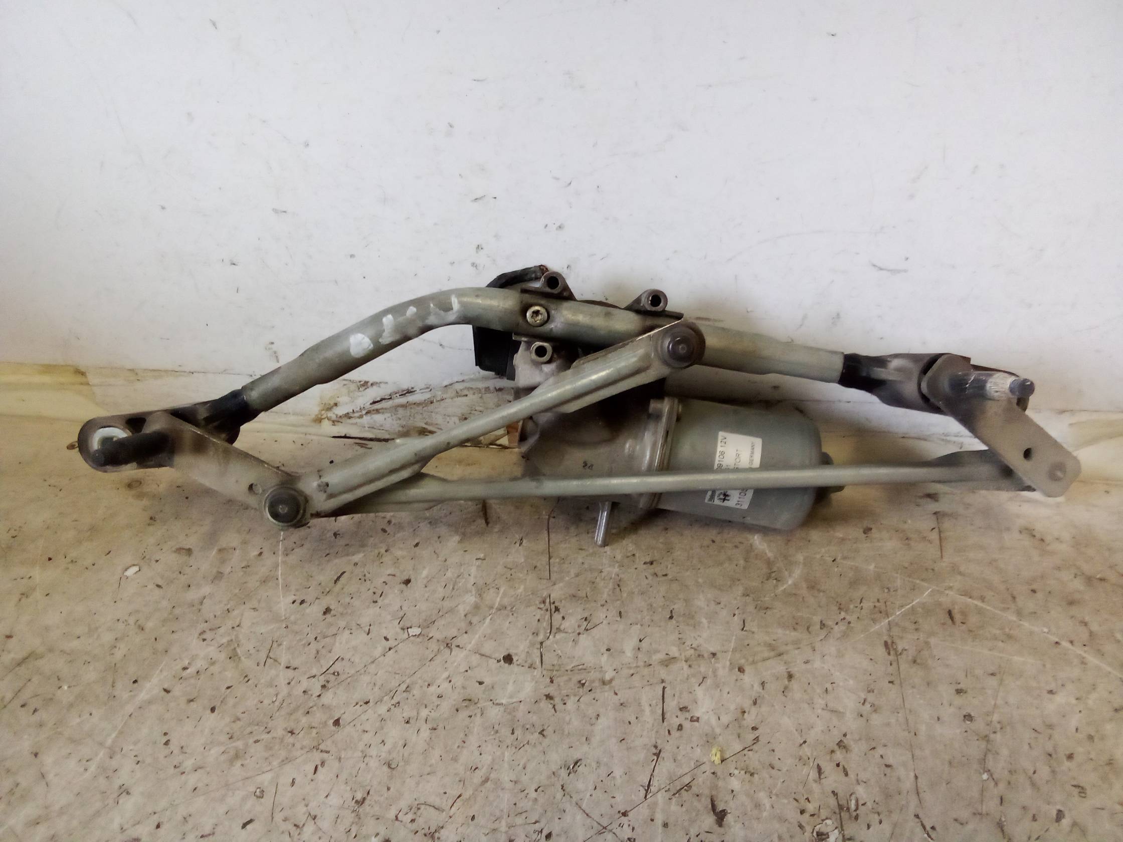 Meccanismo tergiparabrezza con motorino