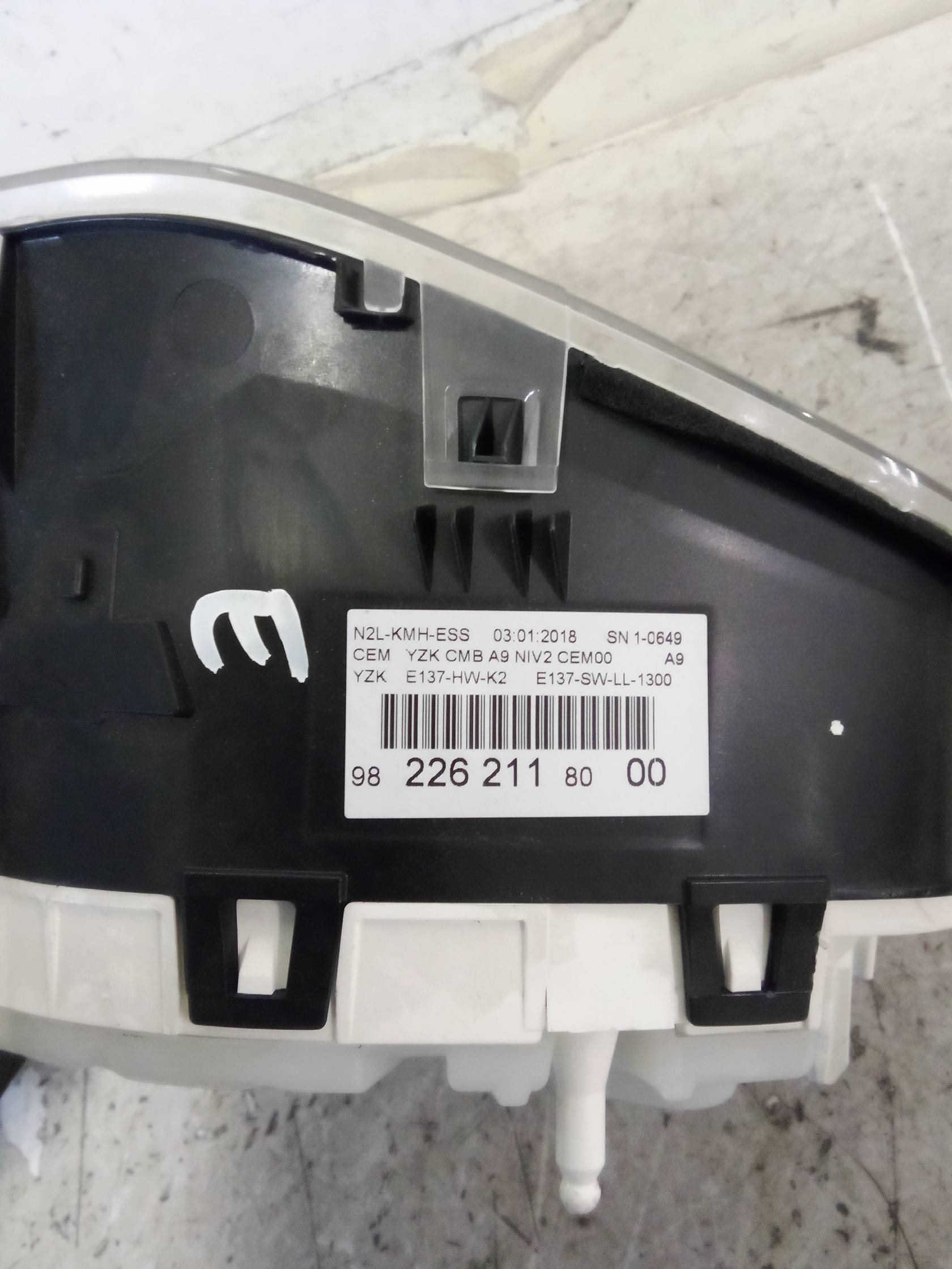 Quadro strumenti compl.