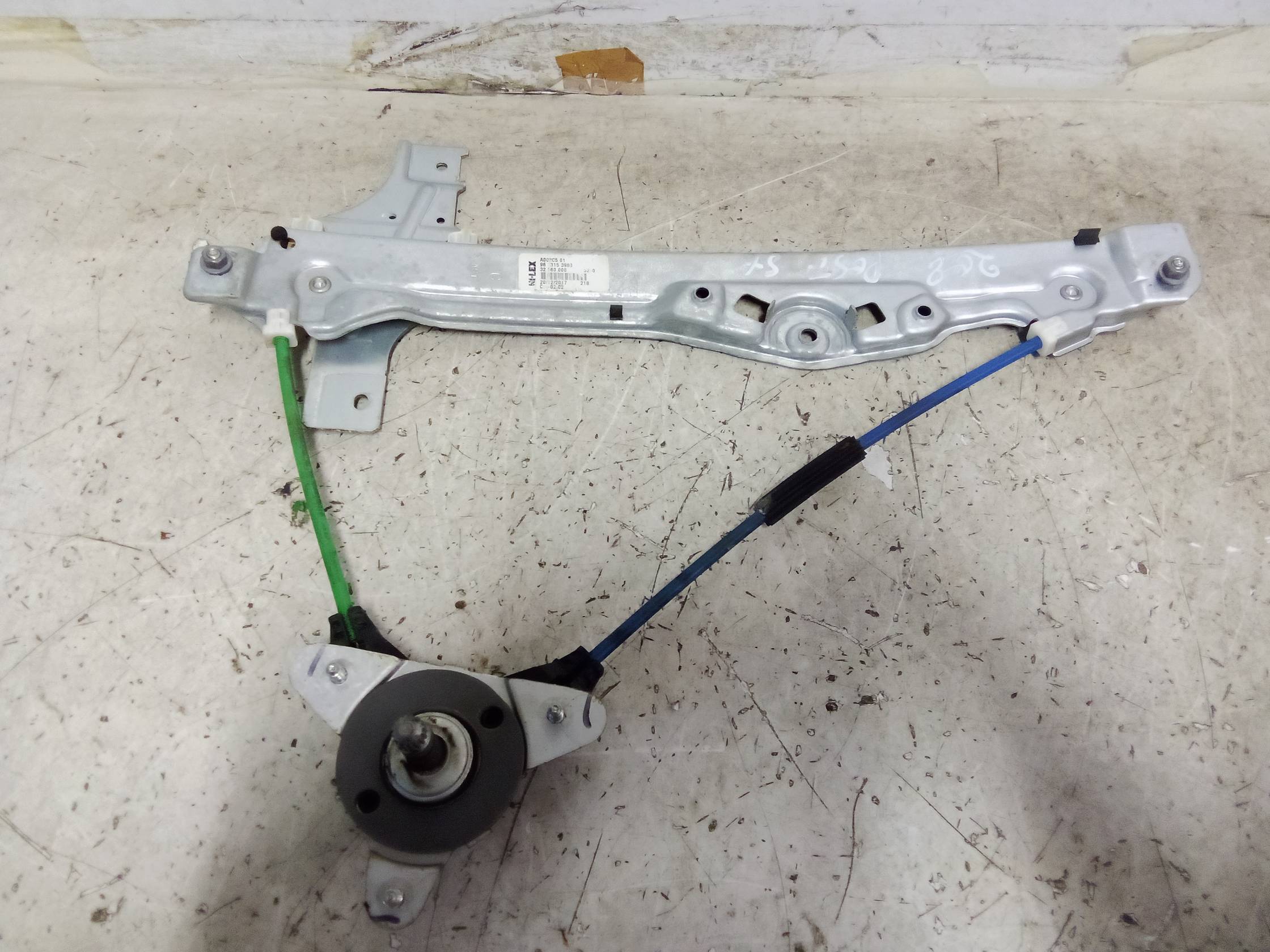 Alzacristallo porta post. sx.