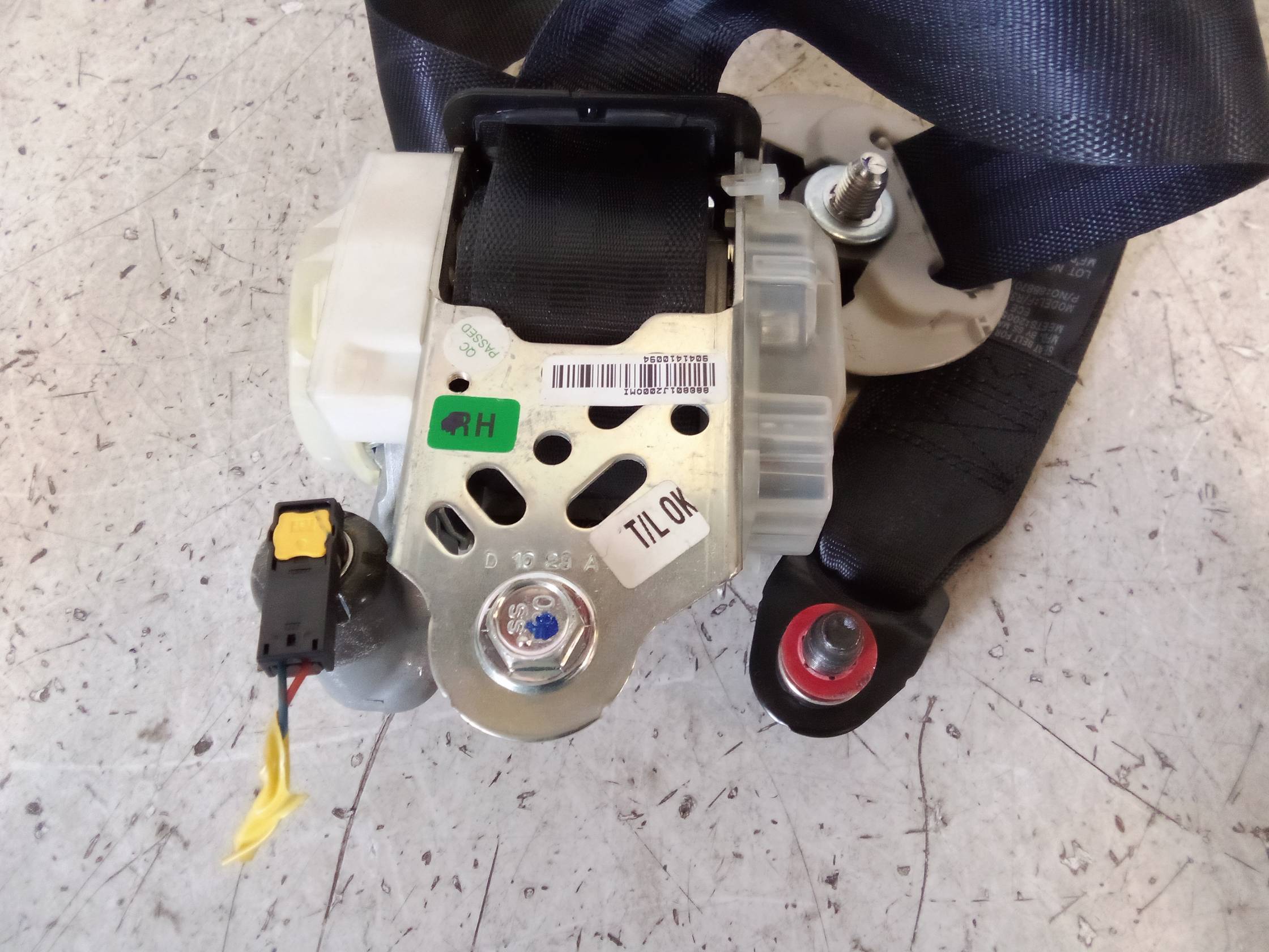 Cintura di sicurezza ant. dx.