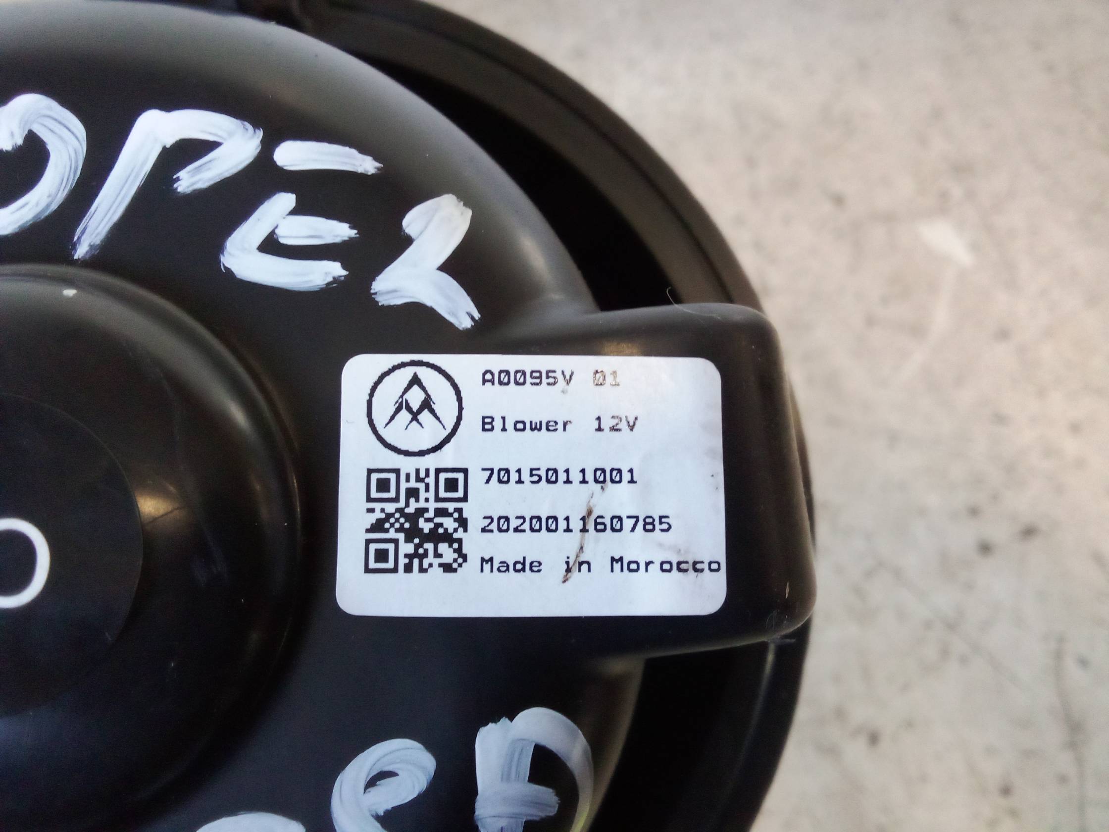 Motorino ventilazione abitacolo