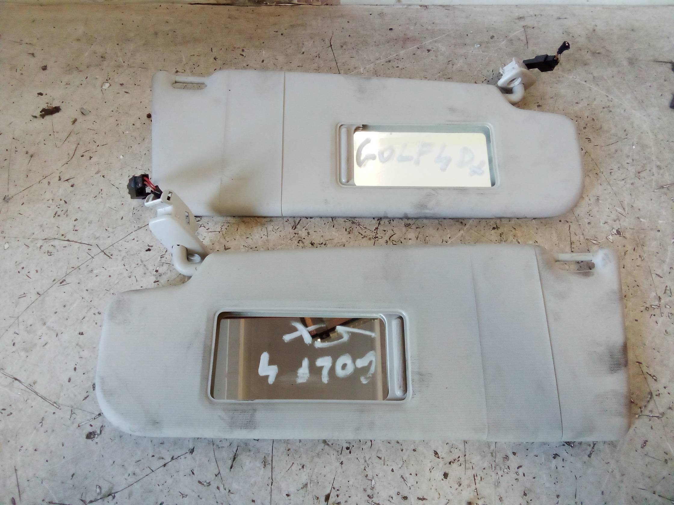 Aletta parasole parabrezza sx.