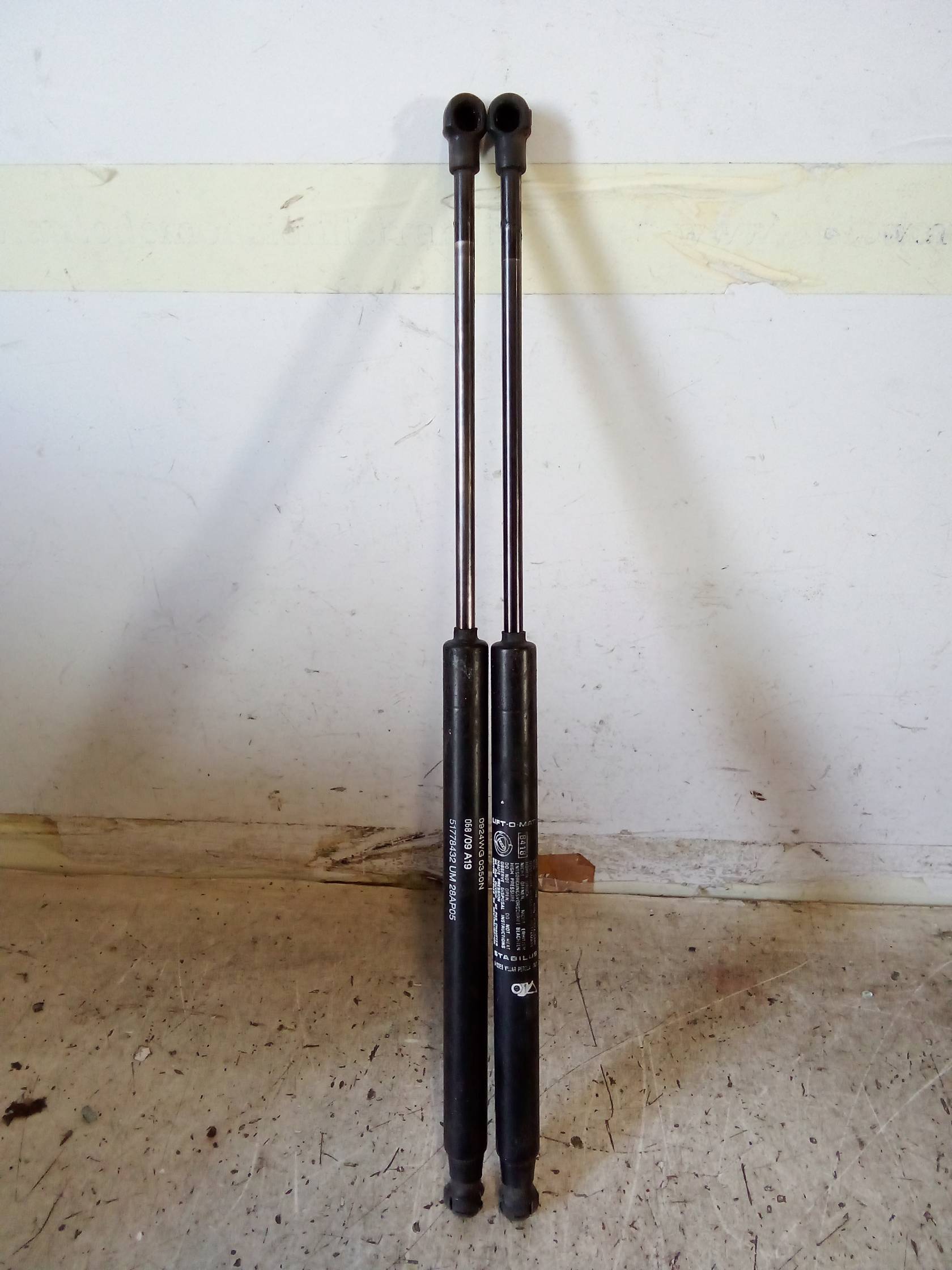 Asta ammortizzante portello post. sx.