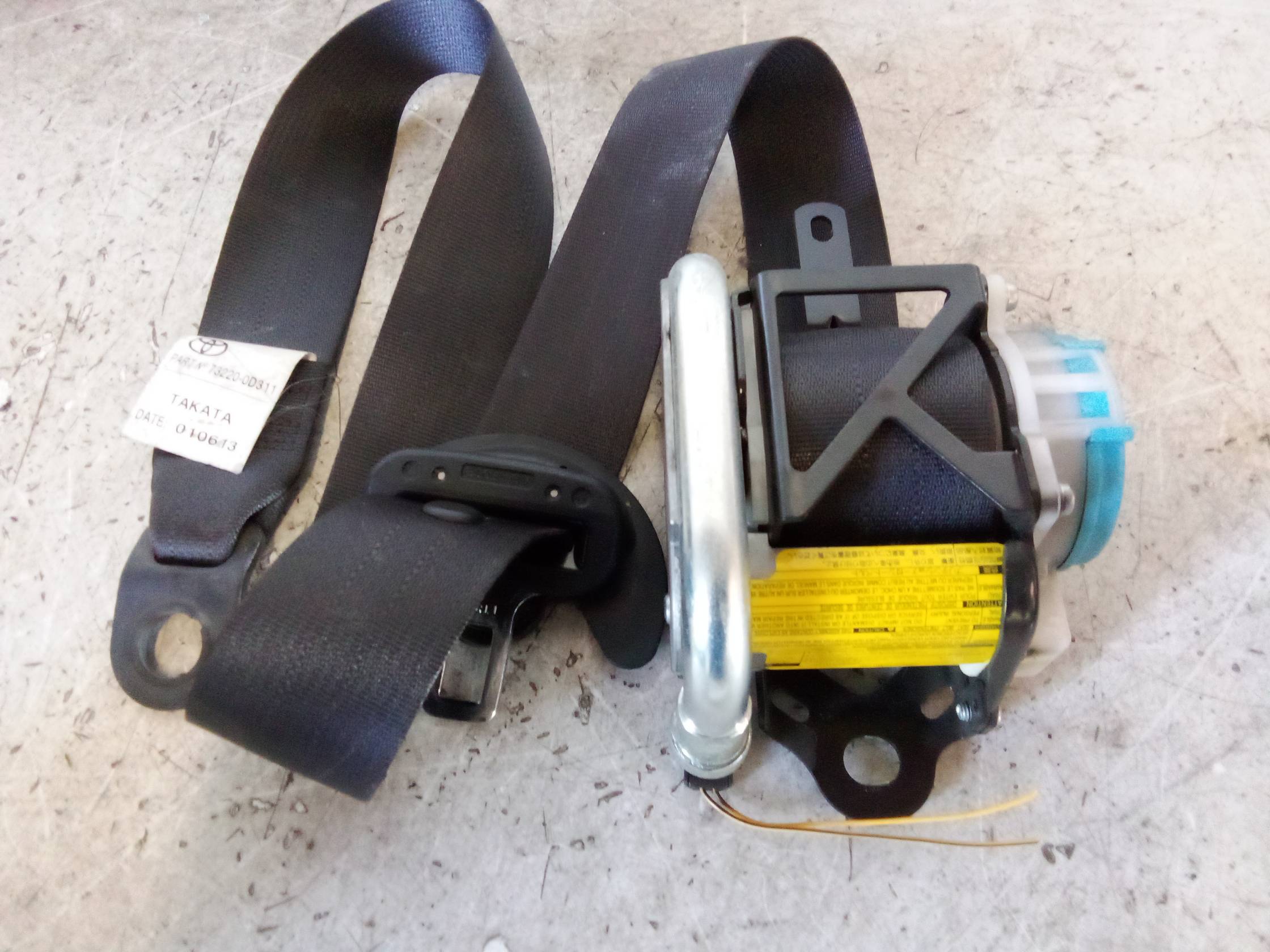 Cintura di sicurezza ant. sx.