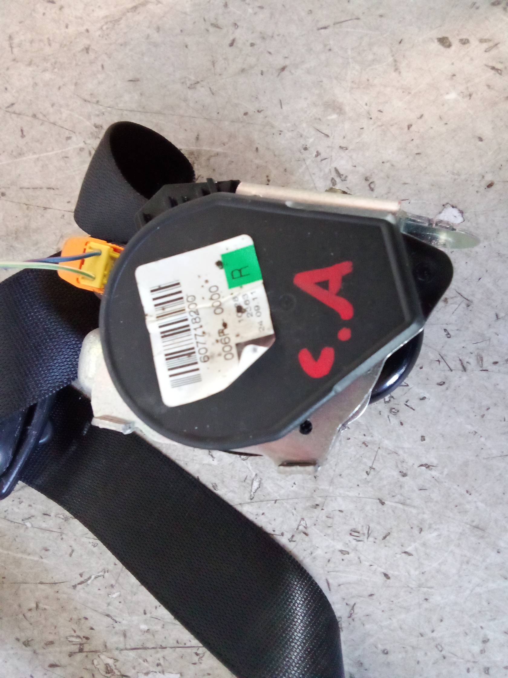 Cintura di sicurezza ant. dx.