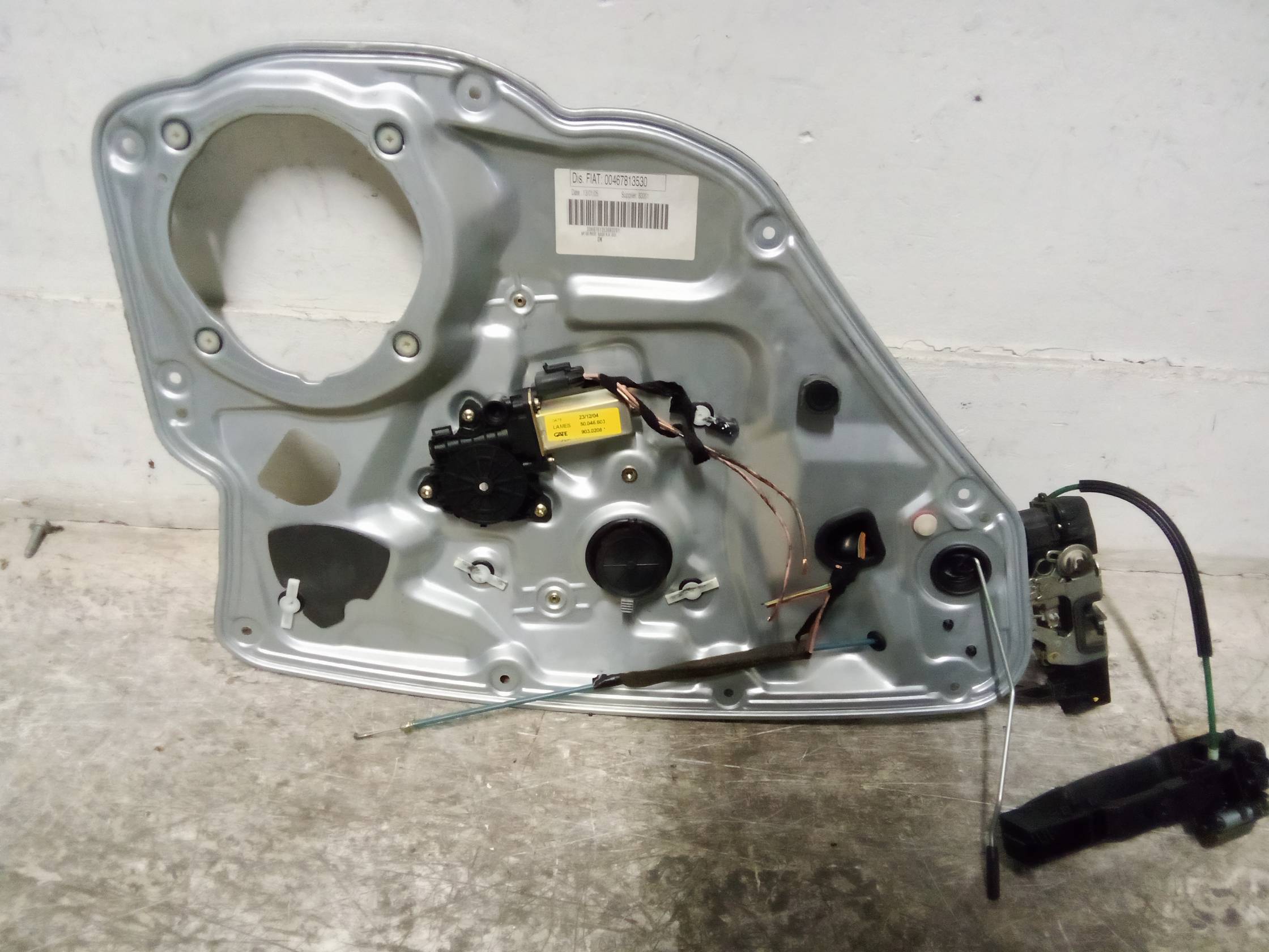 Alzacristallo elettr. porta post. sx.