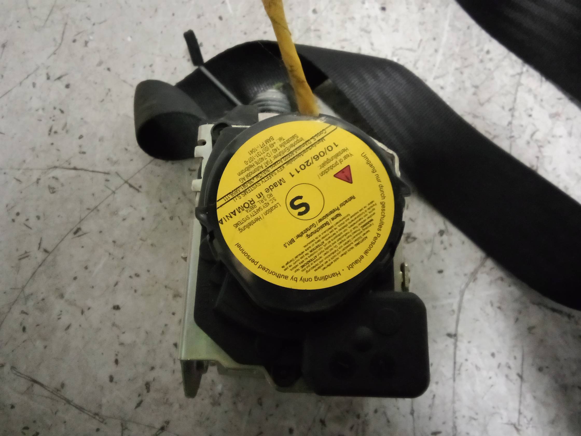 Cintura di sicurezza ant. sx.