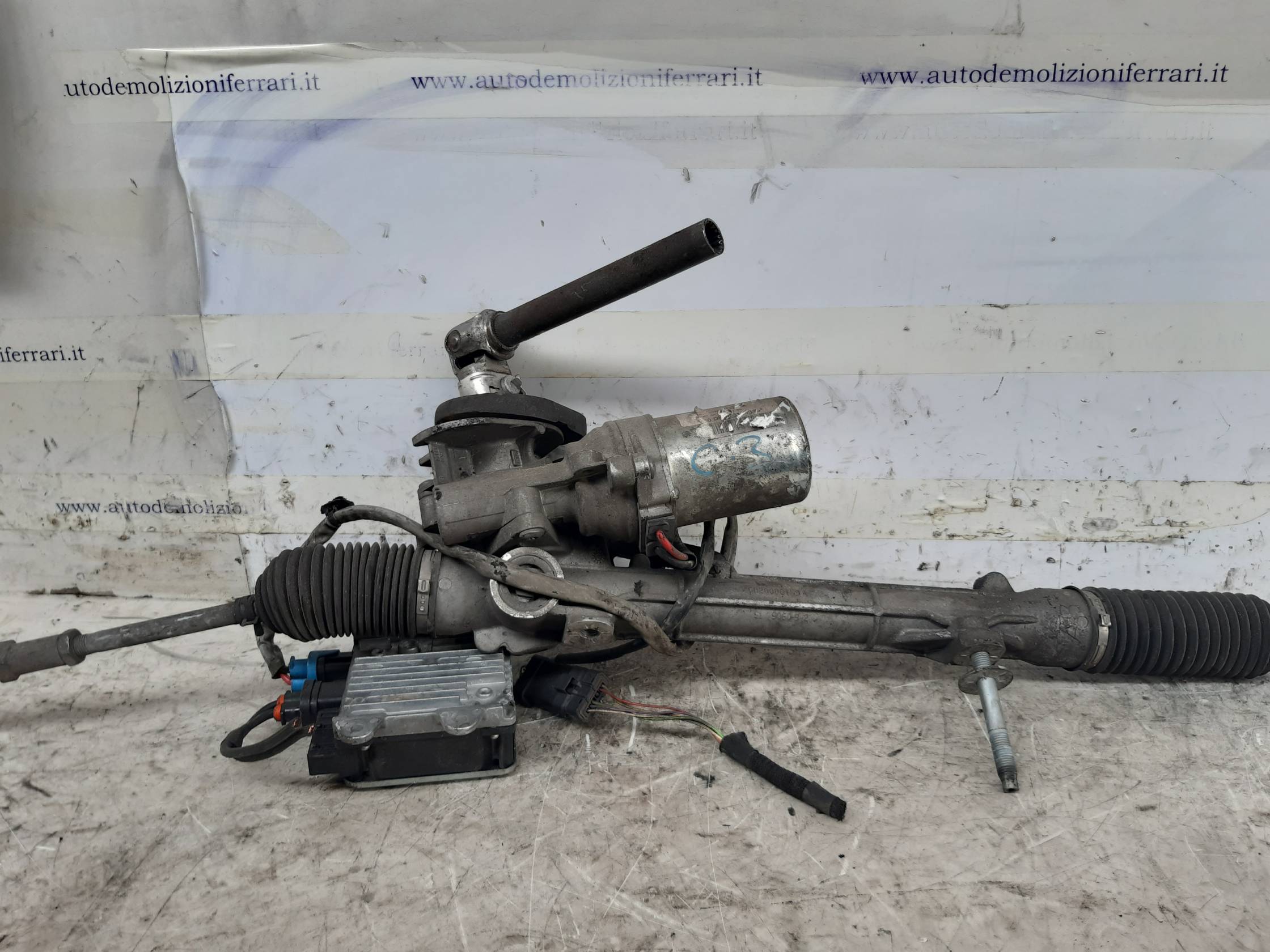 Scatola sterzo servoassistita