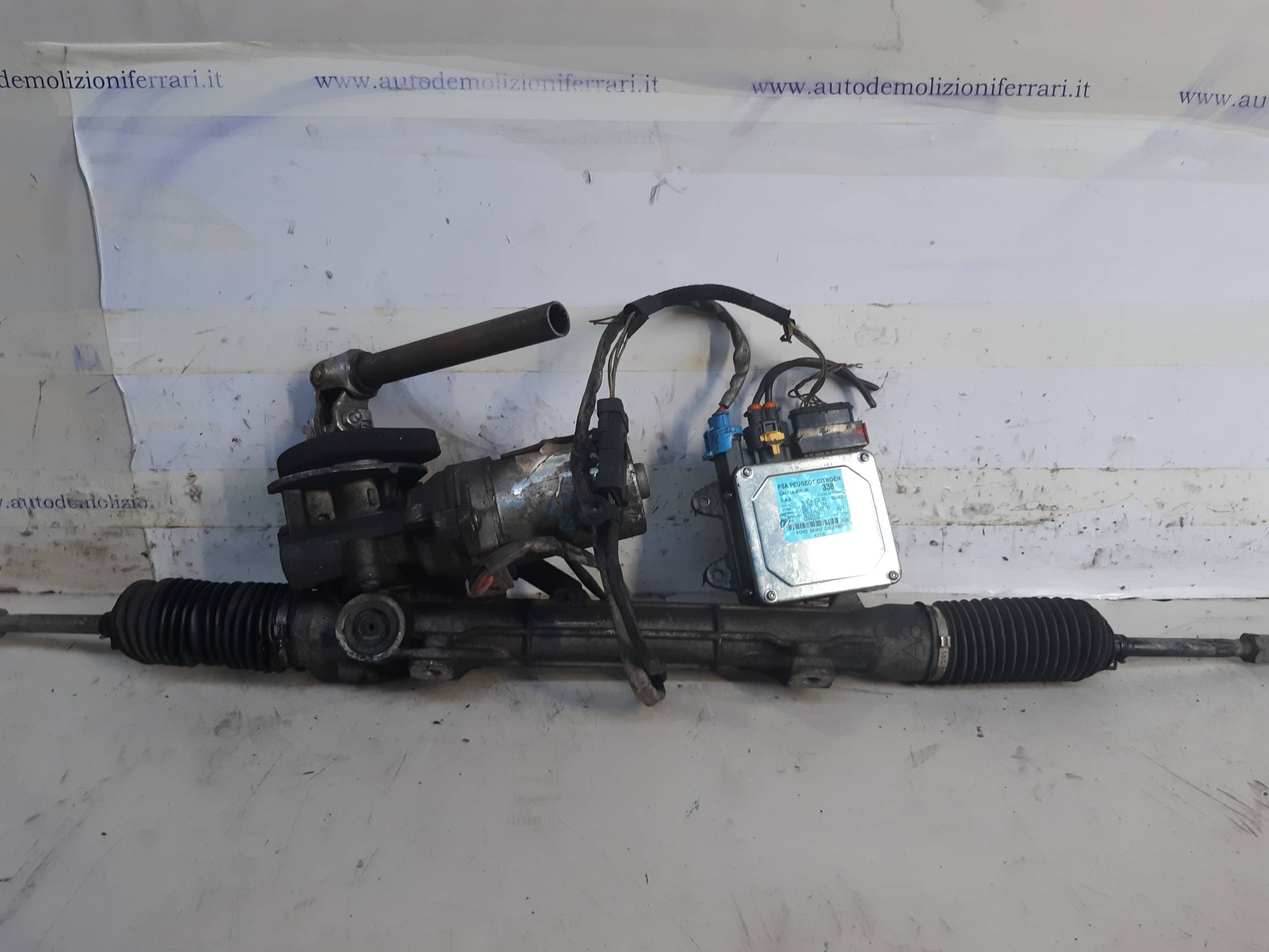 Scatola sterzo servoassistita