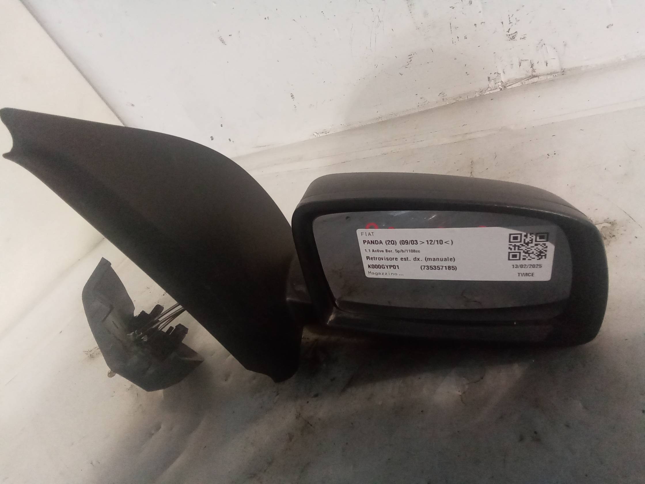 Retrovisore est. dx. (manuale)