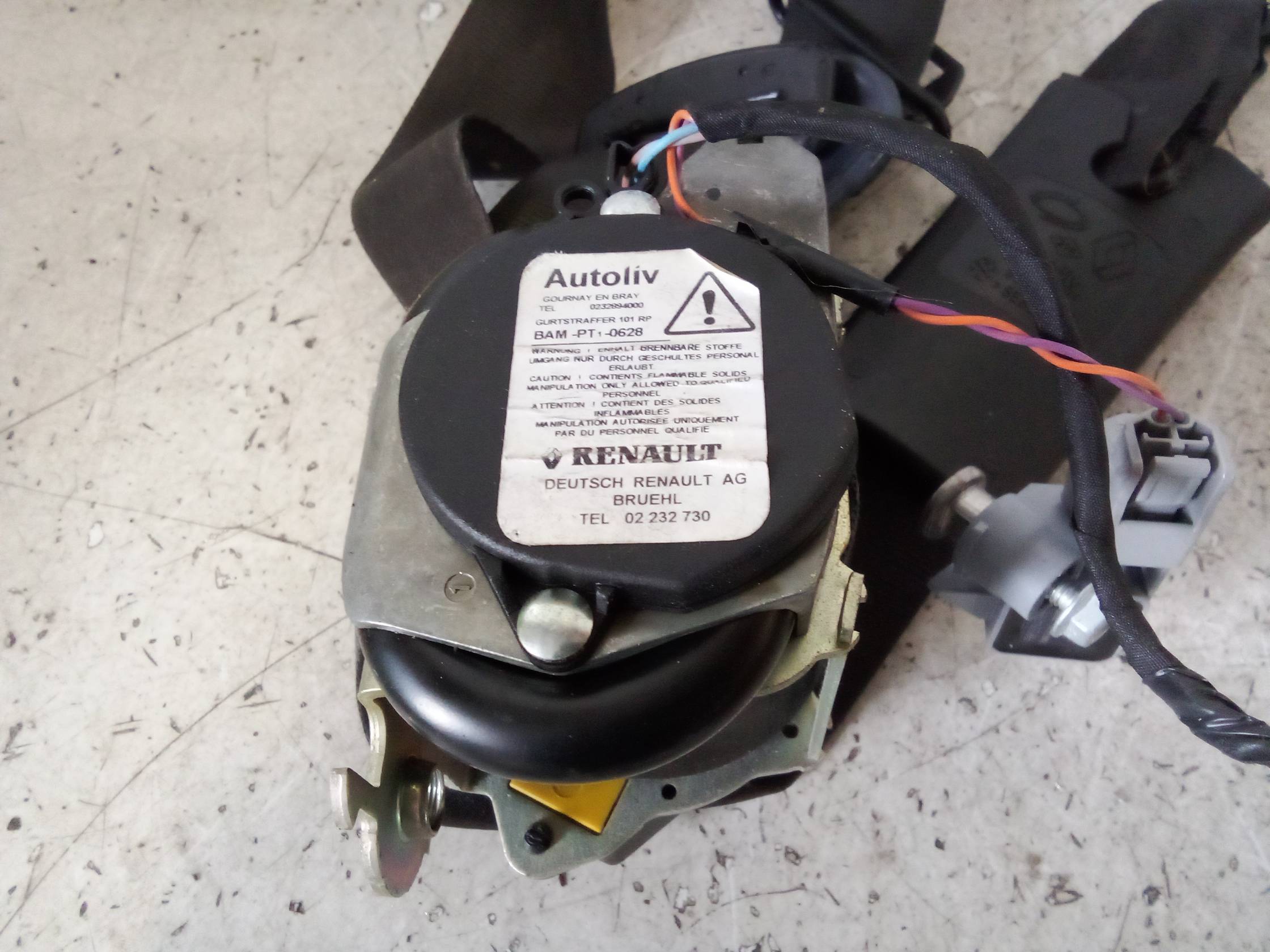 Cintura di sicurezza ant. sx.