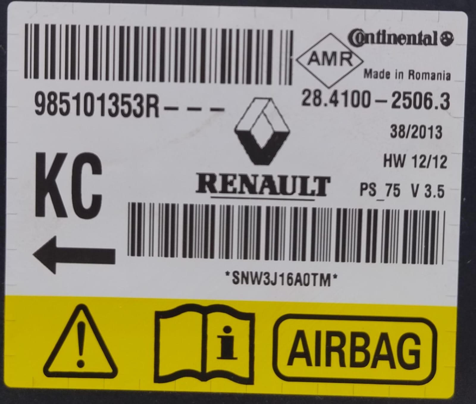 kit airbag